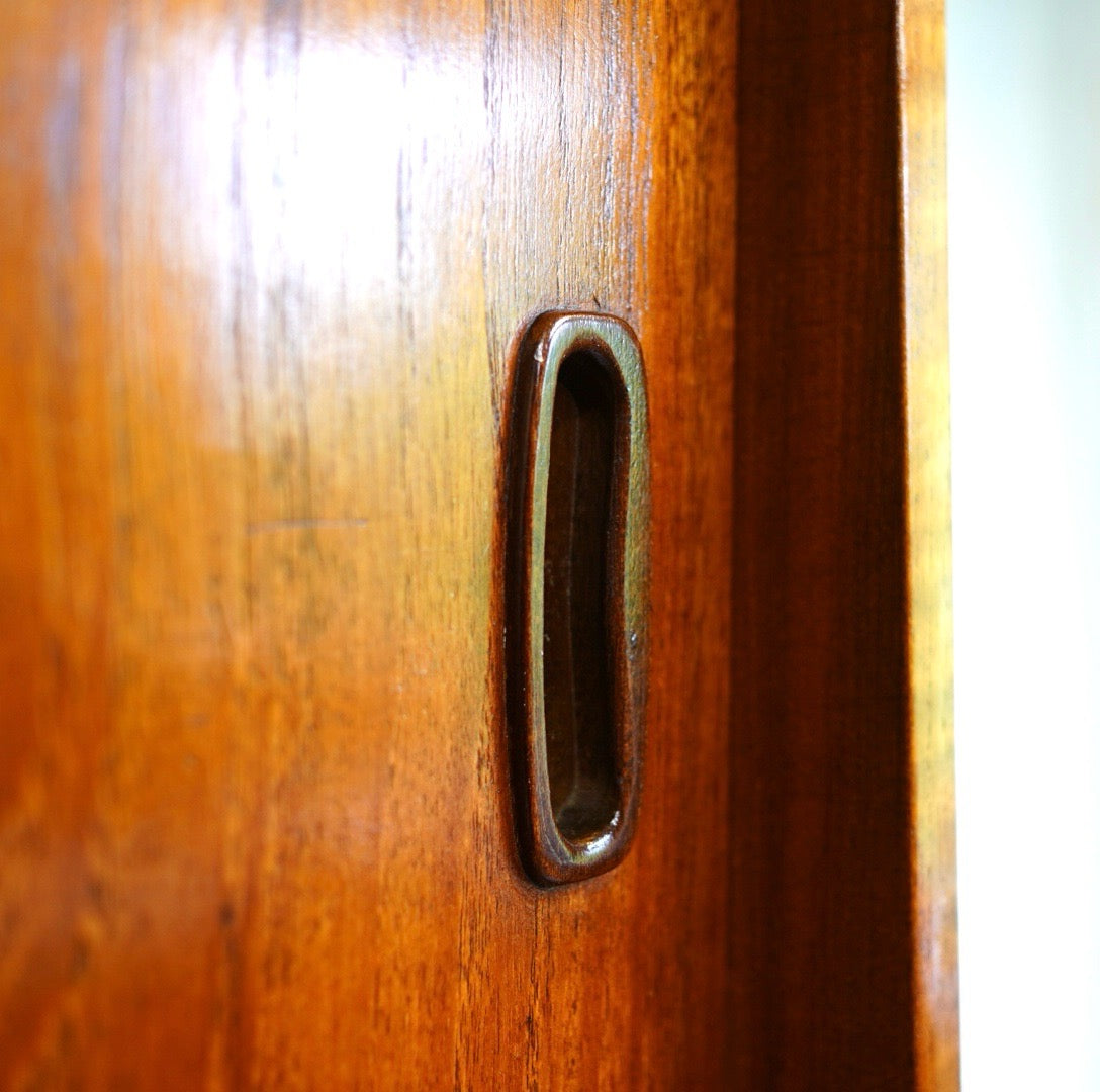 イギリスヴィンテージ ブックシェルフ オープンラック ディバイダー チーク材