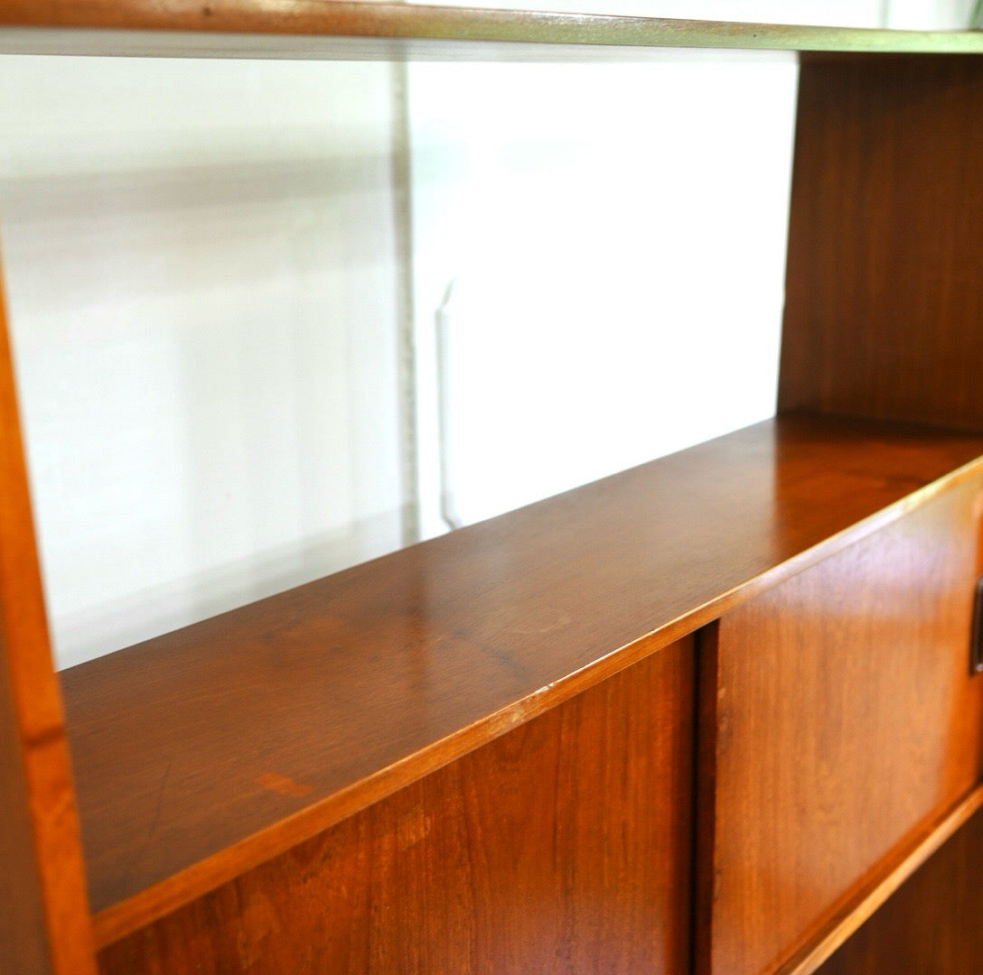 イギリスヴィンテージ ブックシェルフ オープンラック ディバイダー チーク材