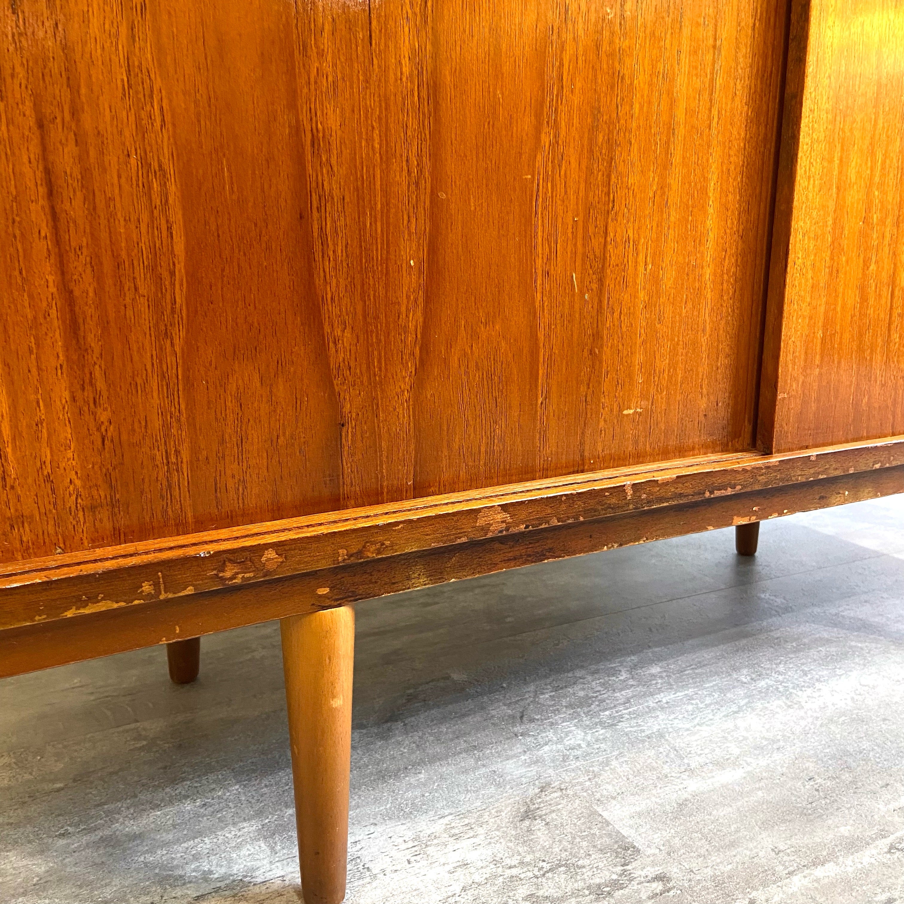 イギリスヴィンテージ ブックシェルフ オープンラック ディバイダー チーク材