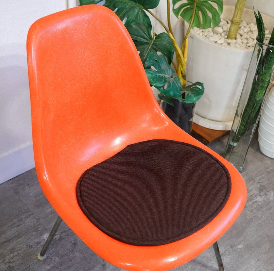 ハーマンミラー / Herman Miller サイドシェルチェア 2st Hベース チェアパッド付 Red Orange(salmon pink) ヴィンテージ