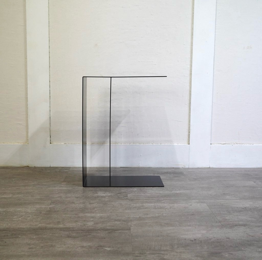 カナデモノ/ KANADEMONO 2way アイアンプレート サイドテーブル ブラック