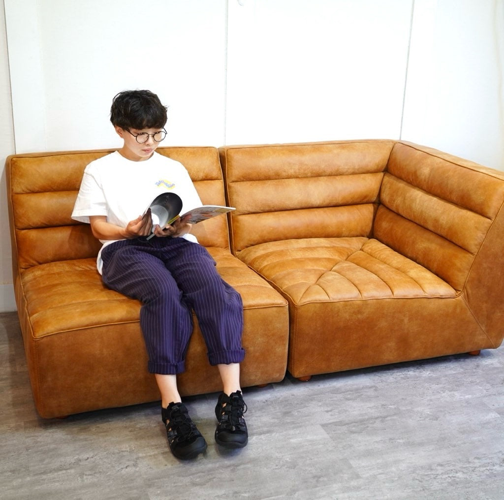 クラッシュゲート /  CRASH GATE タブーレザーワークス ゼファー 片肘ソファ/コーナーソファ&1Pソファセット レザー