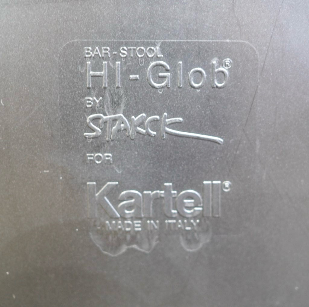 カルテル / Kartell ハイグロブ / Hi-Glob カウンターチェア ブラック フィリップ・スタルク