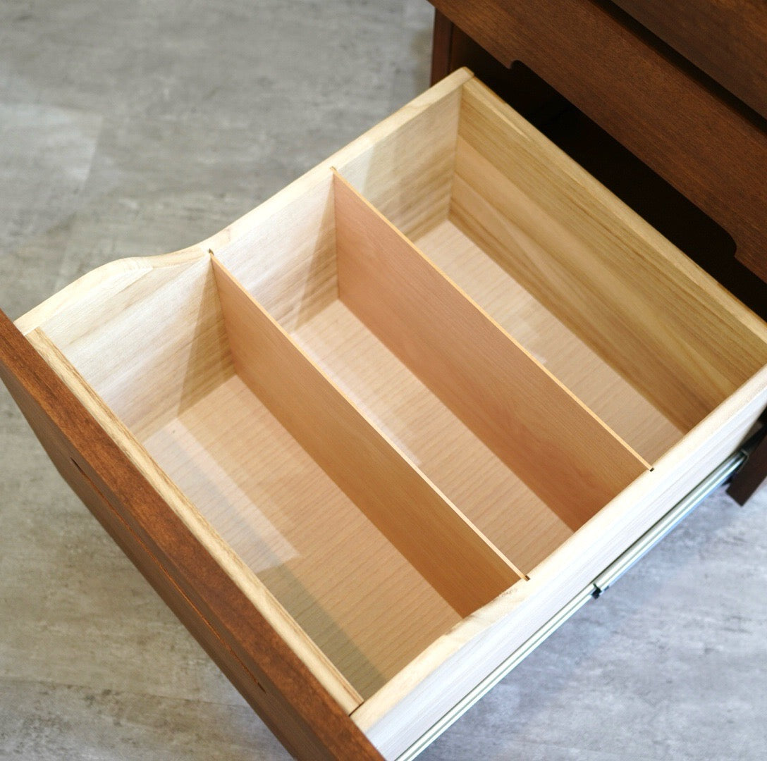 堀田木工 hotta woody デスク ワゴン 2点セット WN色 勉強机 学習机