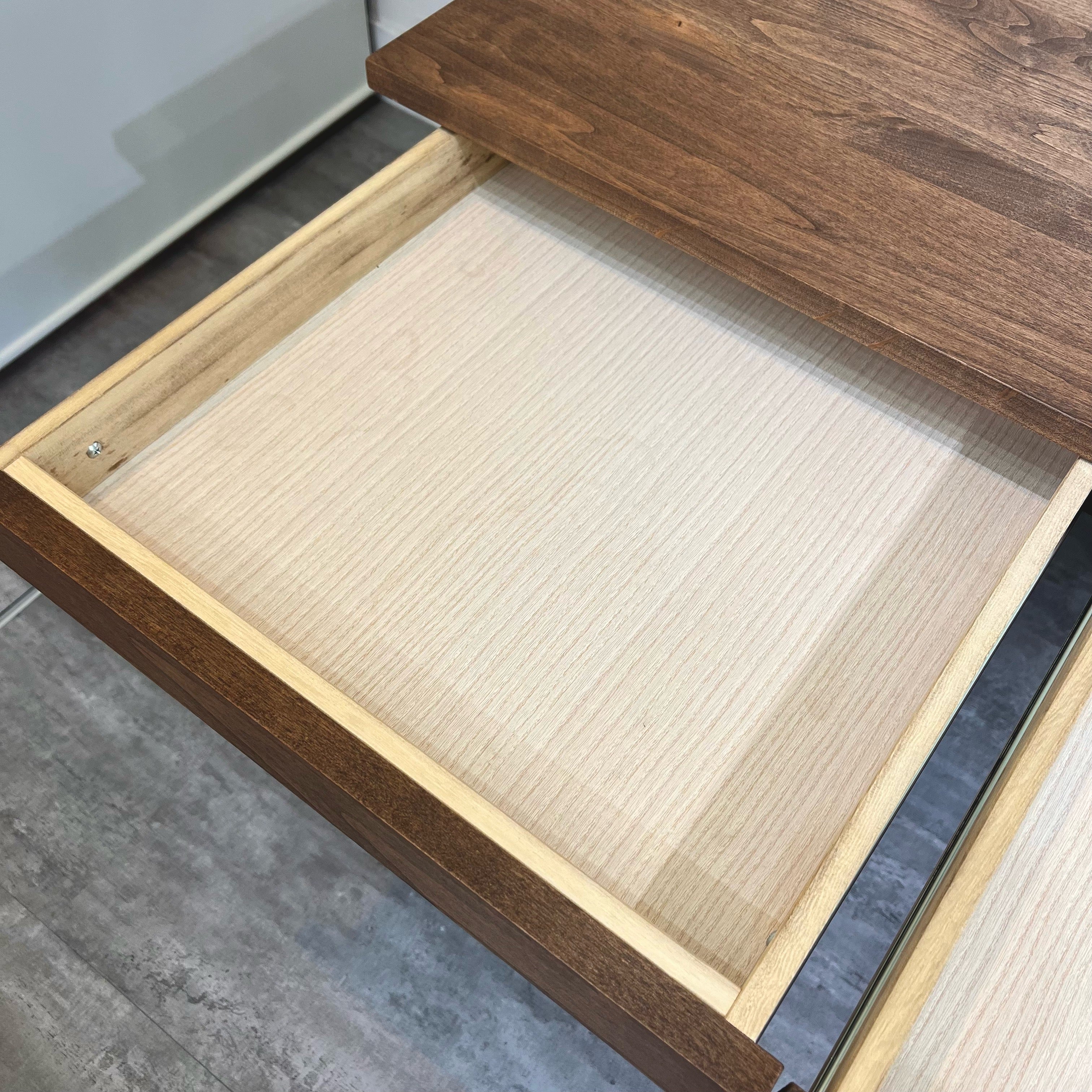 堀田木工 hotta woody デスク ワゴン 2点セット WN色 勉強机 学習机