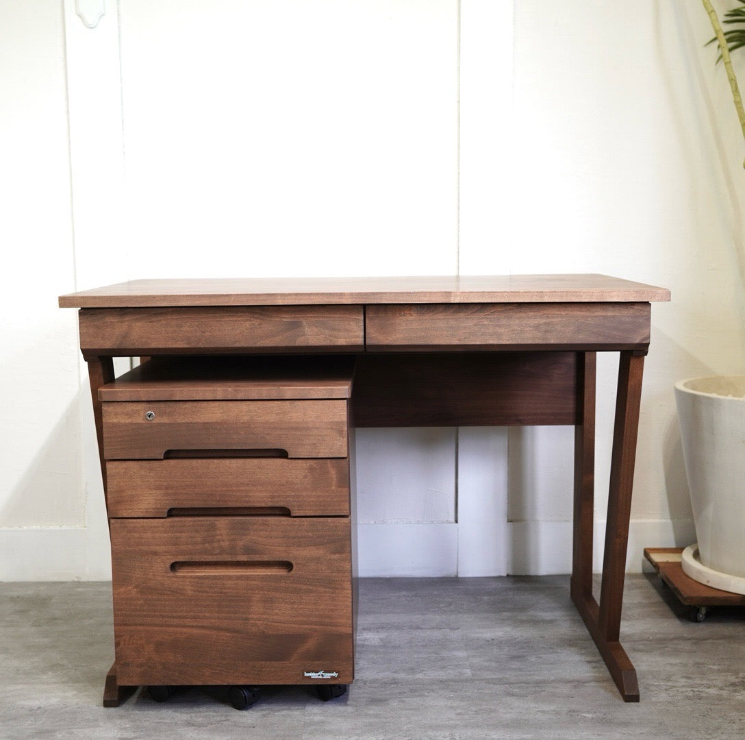 堀田木工 hotta woody デスク ワゴン 2点セット WN色 勉強机 学習机