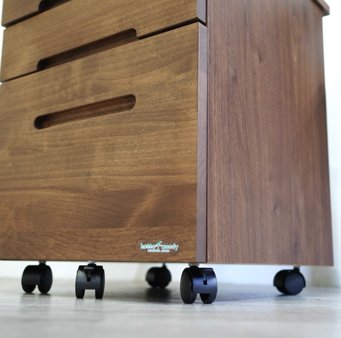 堀田木工 hotta woody デスク ワゴン 2点セット WN色 勉強机 学習机