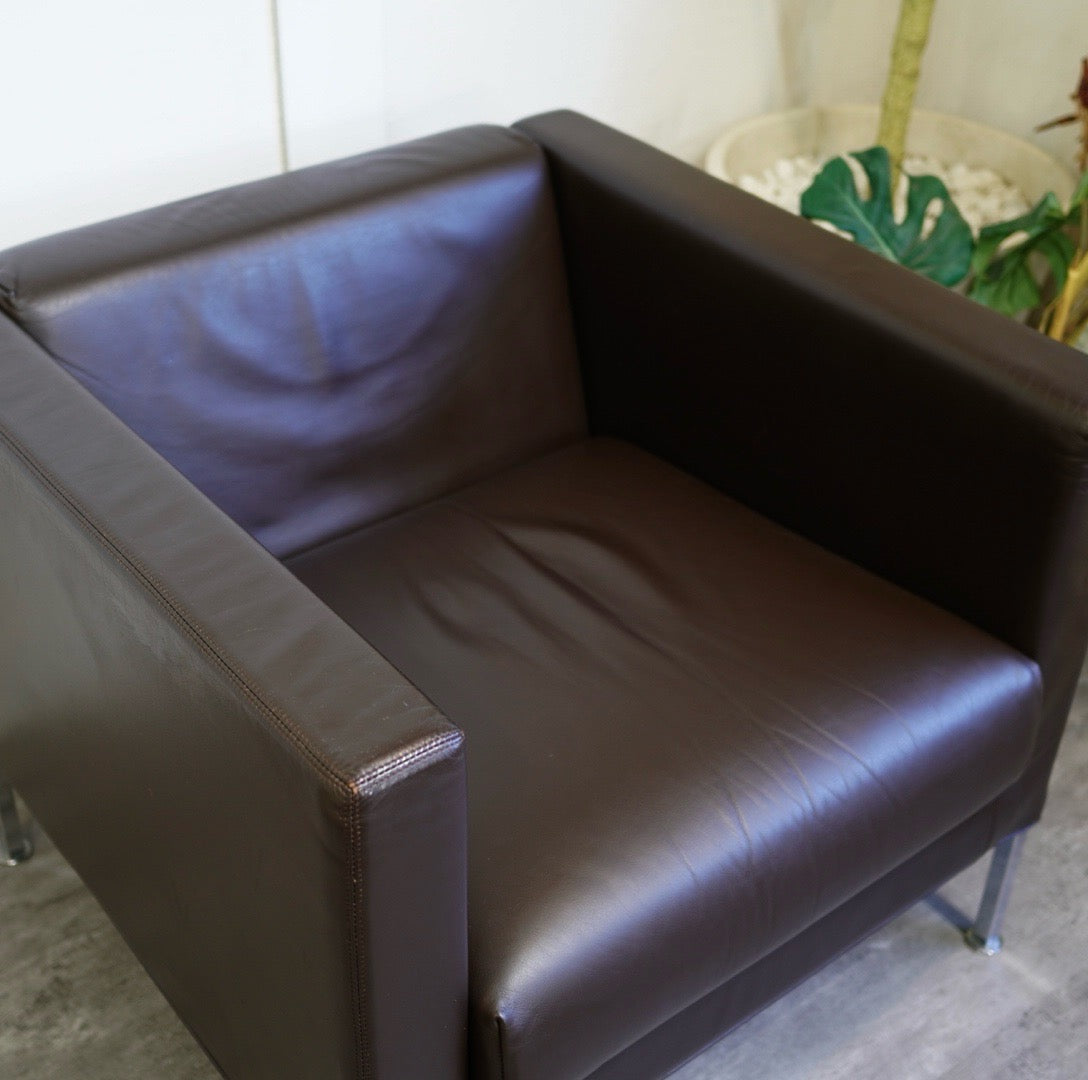 カッシーナイクスシー / Cassina ixc. ボックス スモールソファ 1人掛け ピエロ・リッソーニ 本革