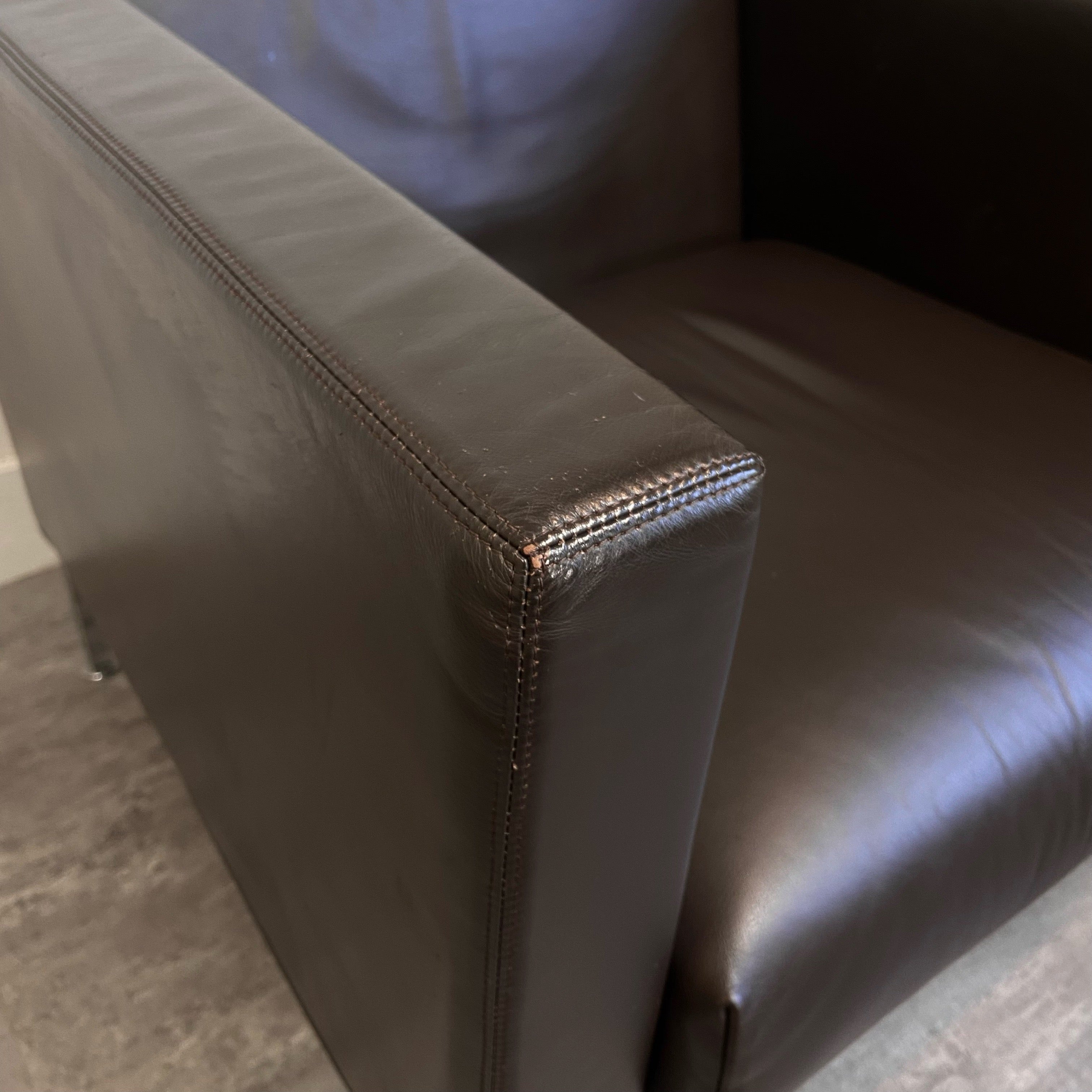 カッシーナイクスシー / Cassina ixc. ボックス スモールソファ 1人掛け ピエロ・リッソーニ 本革