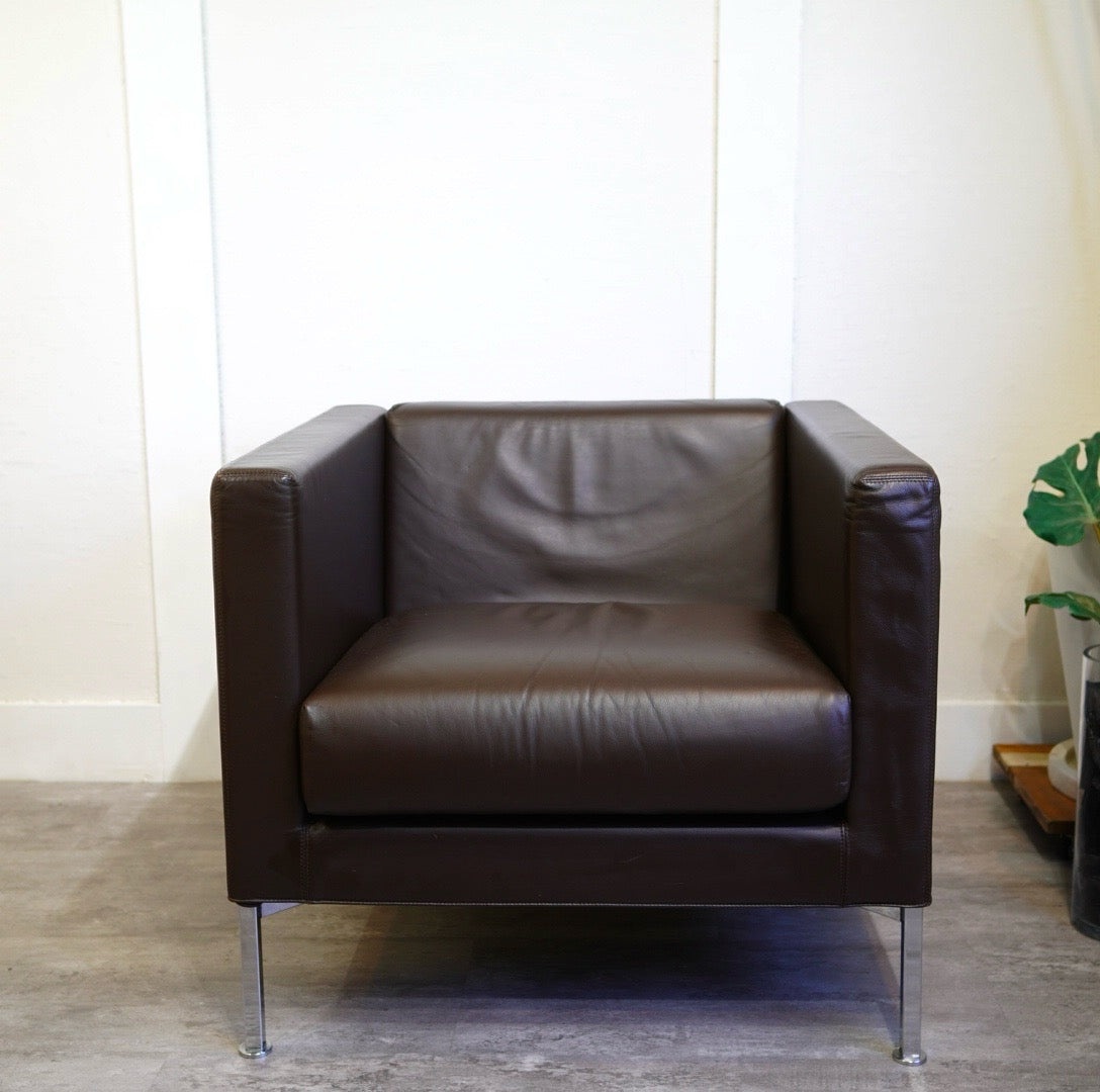 カッシーナイクスシー / Cassina ixc. ボックス スモールソファ 1人掛け ピエロ・リッソーニ 本革