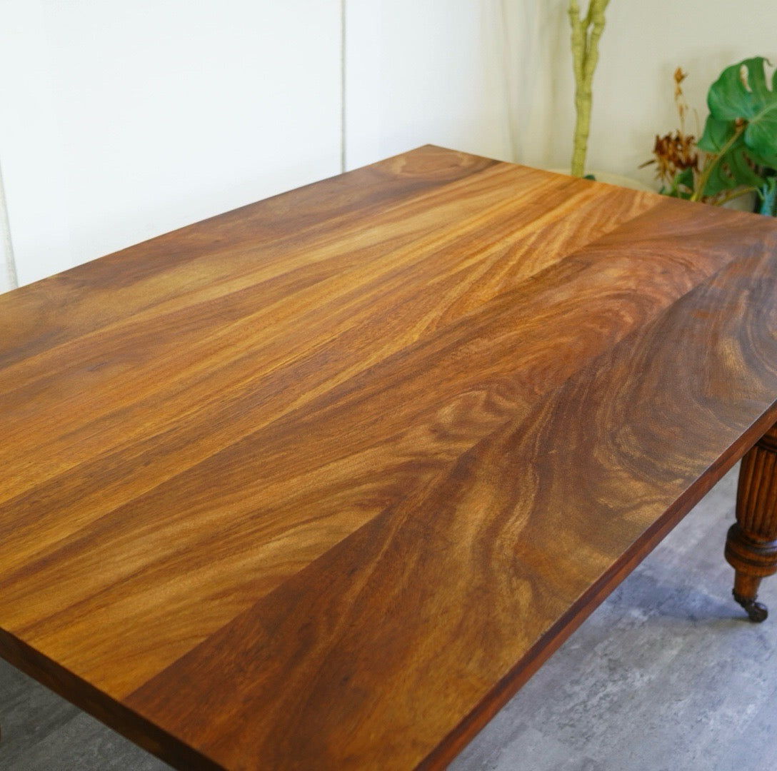 アンティーク ダイニングテーブル ウォルナット 作業台