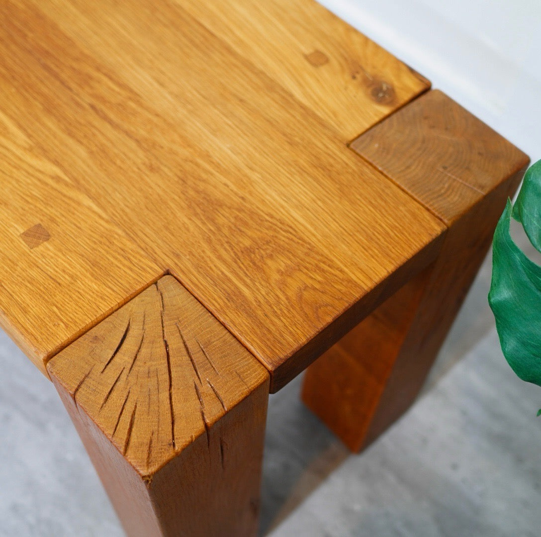 クレイト&バレル / Crate & Barrel テラ / Terra オーク無垢材 ロングベンチ