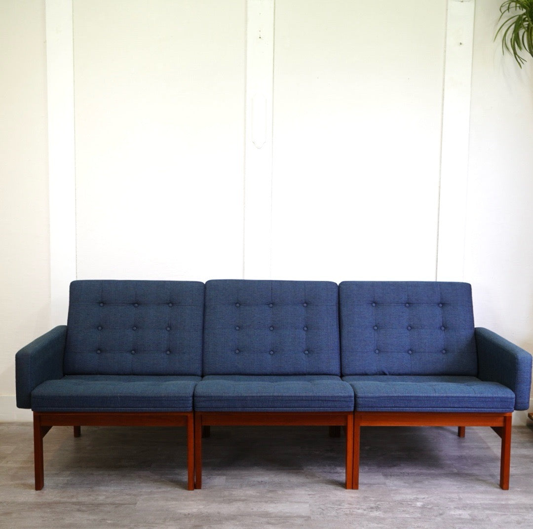 カド / CADO モジュラインソファ / Moduline Sofa 3P トーベン・リンド & オーレ・ゲルロフ・クヌードセン / Torben Lind & Ole Gjerlov-Knudsen 北欧ヴィンテージ