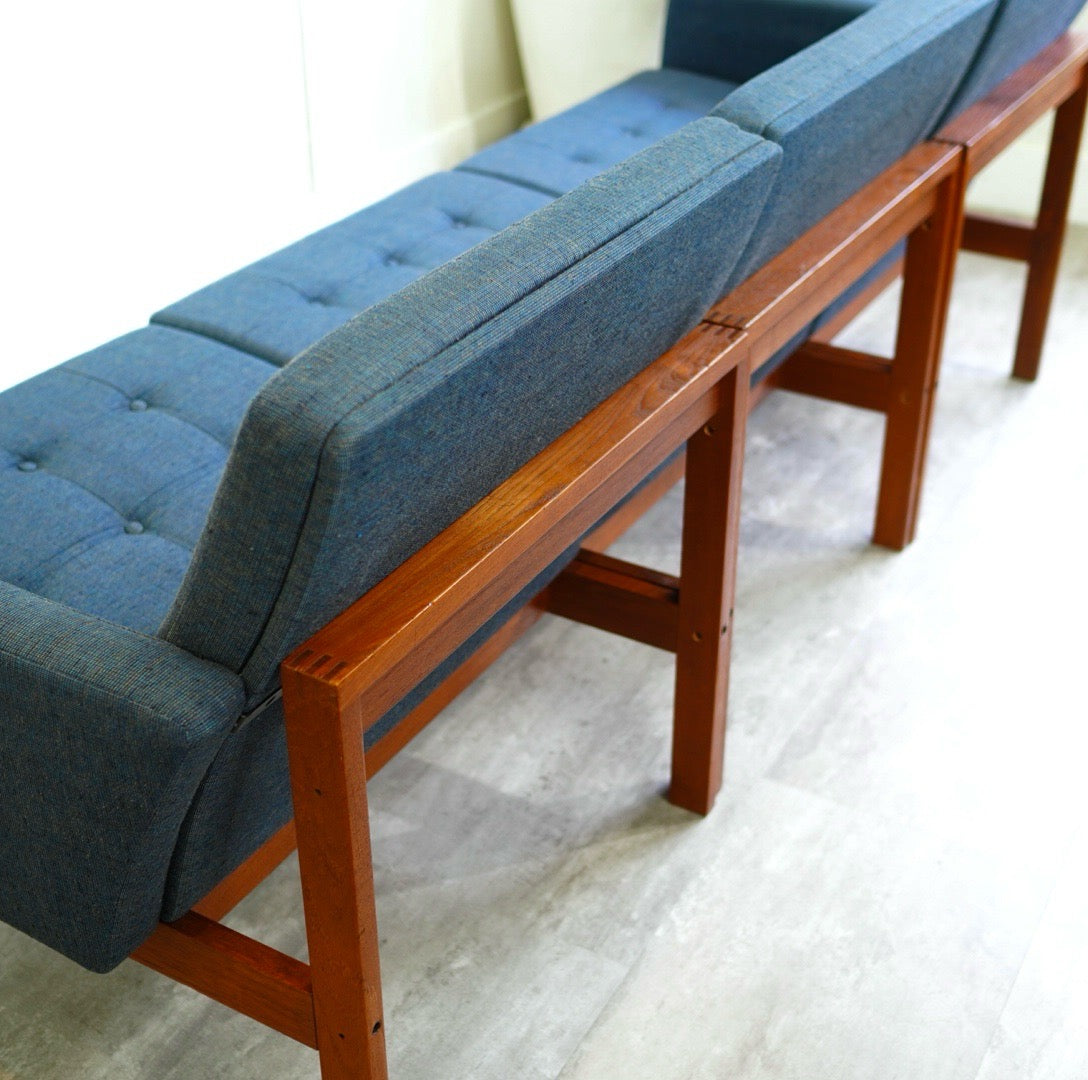 カド / CADO モジュラインソファ / Moduline Sofa 3P トーベン・リンド & オーレ・ゲルロフ・クヌードセン / Torben Lind & Ole Gjerlov-Knudsen 北欧ヴィンテージ