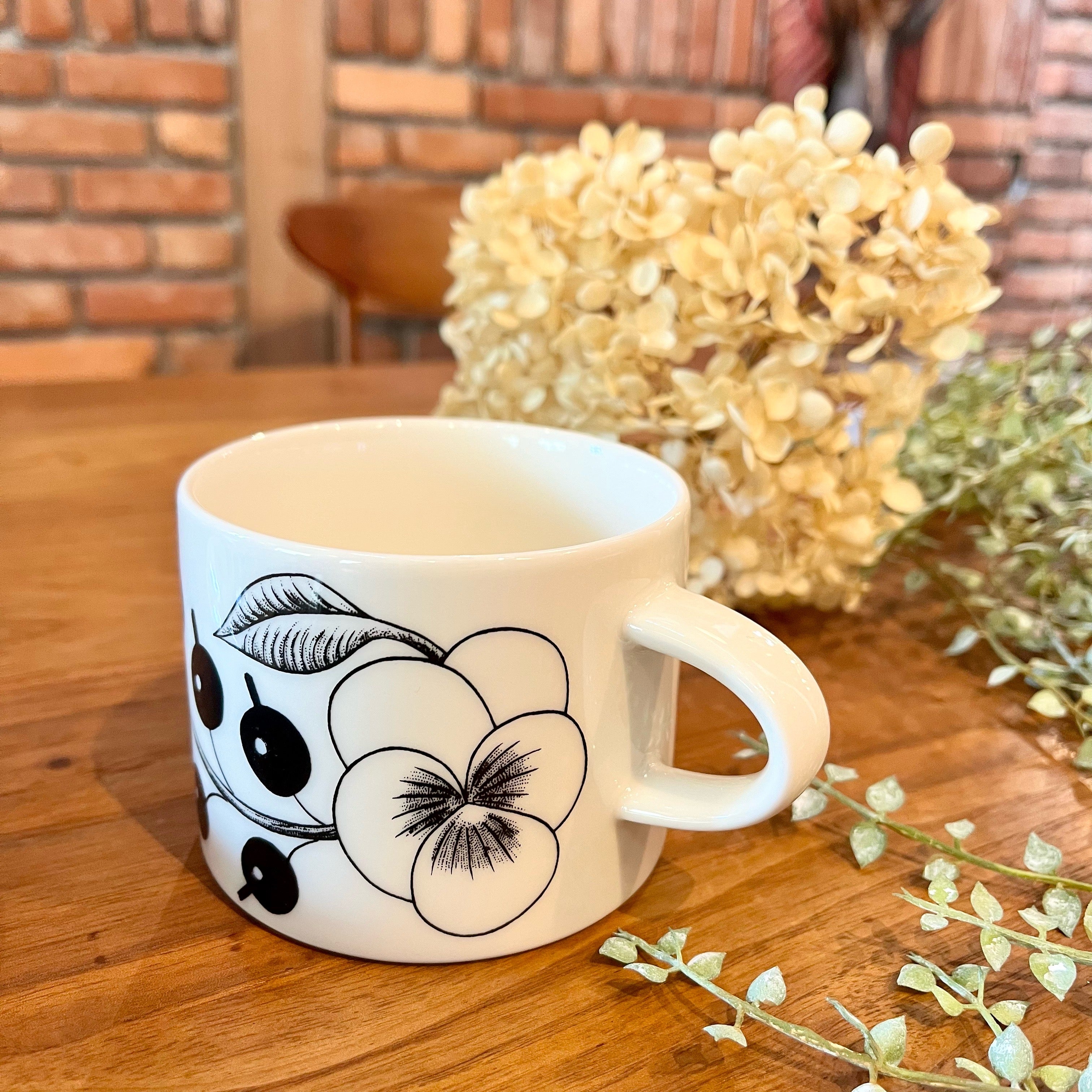 アラビア / ARABIA パラティッシ / Paratiisi カップ&ソーサー ブラック 北欧