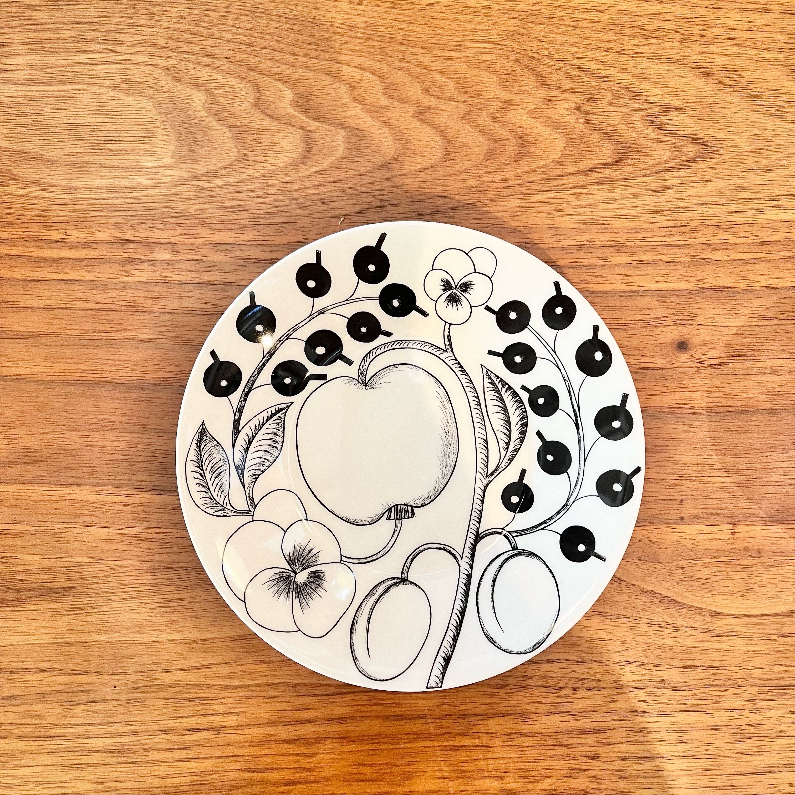 アラビア / ARABIA パラティッシ / Paratiisi カップ&ソーサー ブラック 北欧