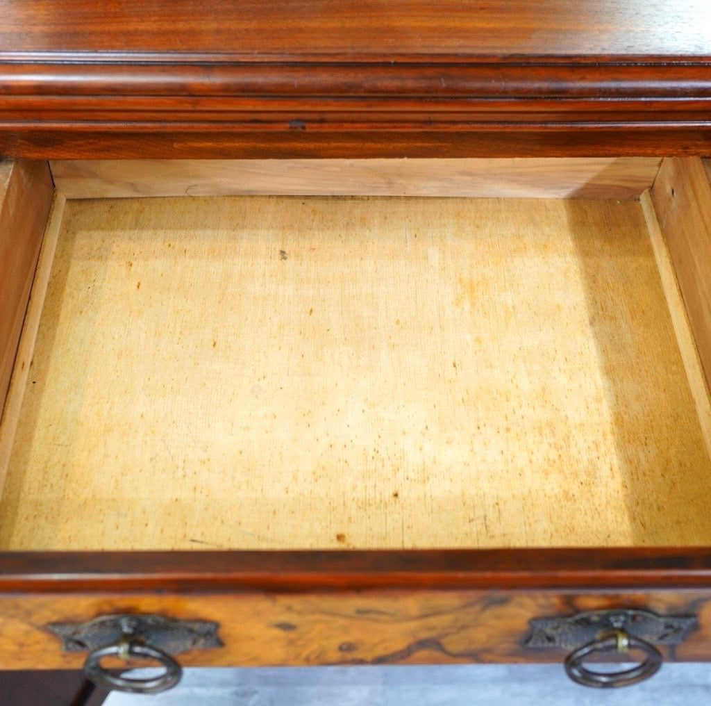 アンティーク ミラーバックサイドボード キャビネット 飾り棚