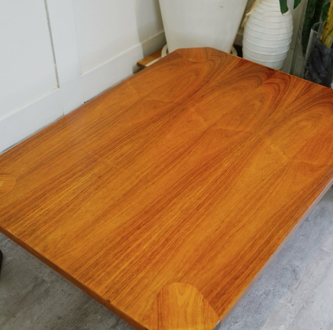 天童木工 / Tendo 座卓 プライウッド ローズウッド 乾三郎 ローテーブル ヴィンテージ