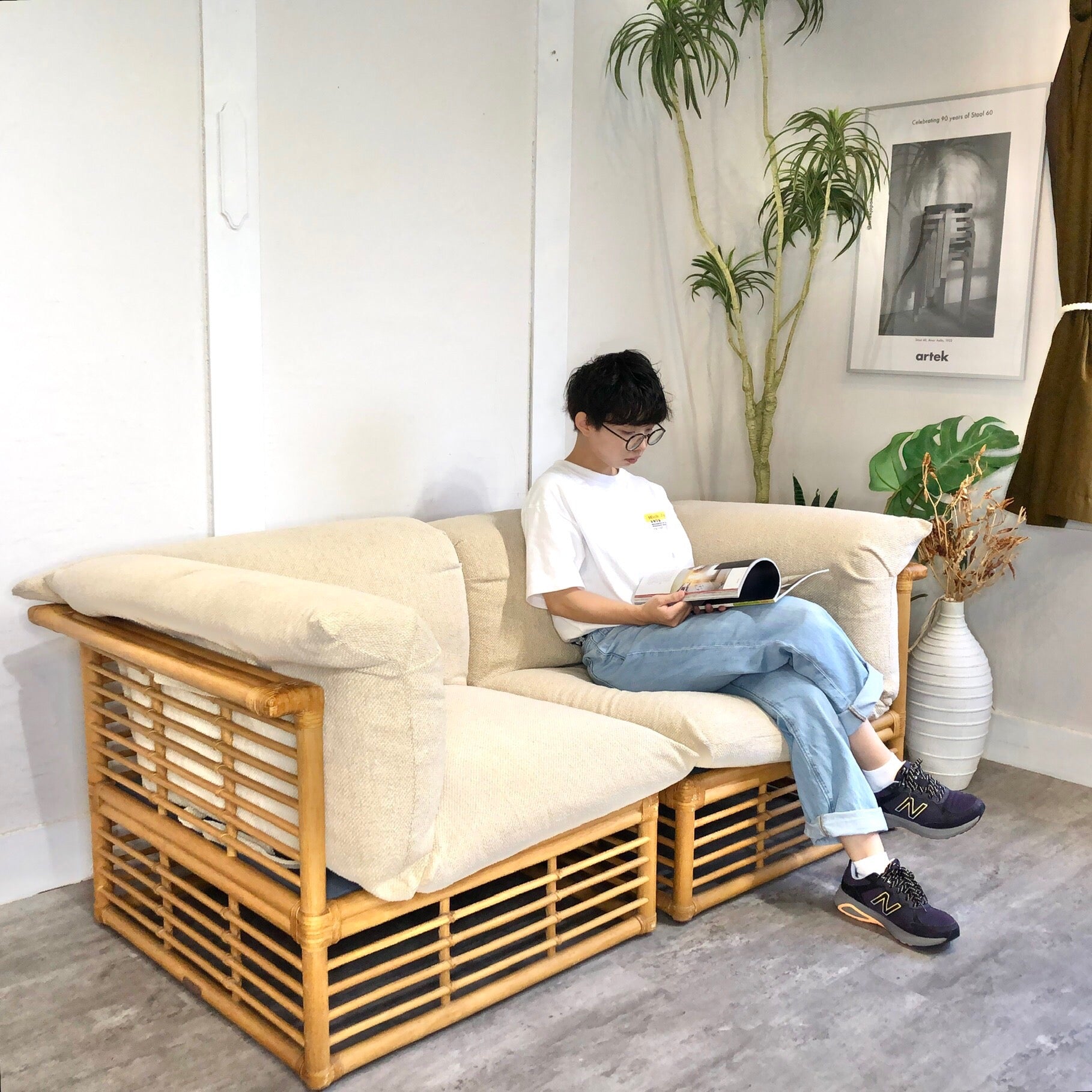 カサブランカ / CASABLANCA カデンザ / CADENZA 肘付き 2Pソファ 2人掛け