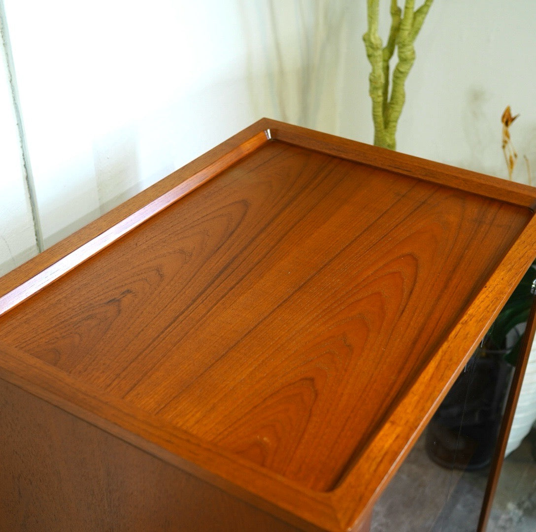 Derack ジャパンヴィンテージ チーク材オーディオラック