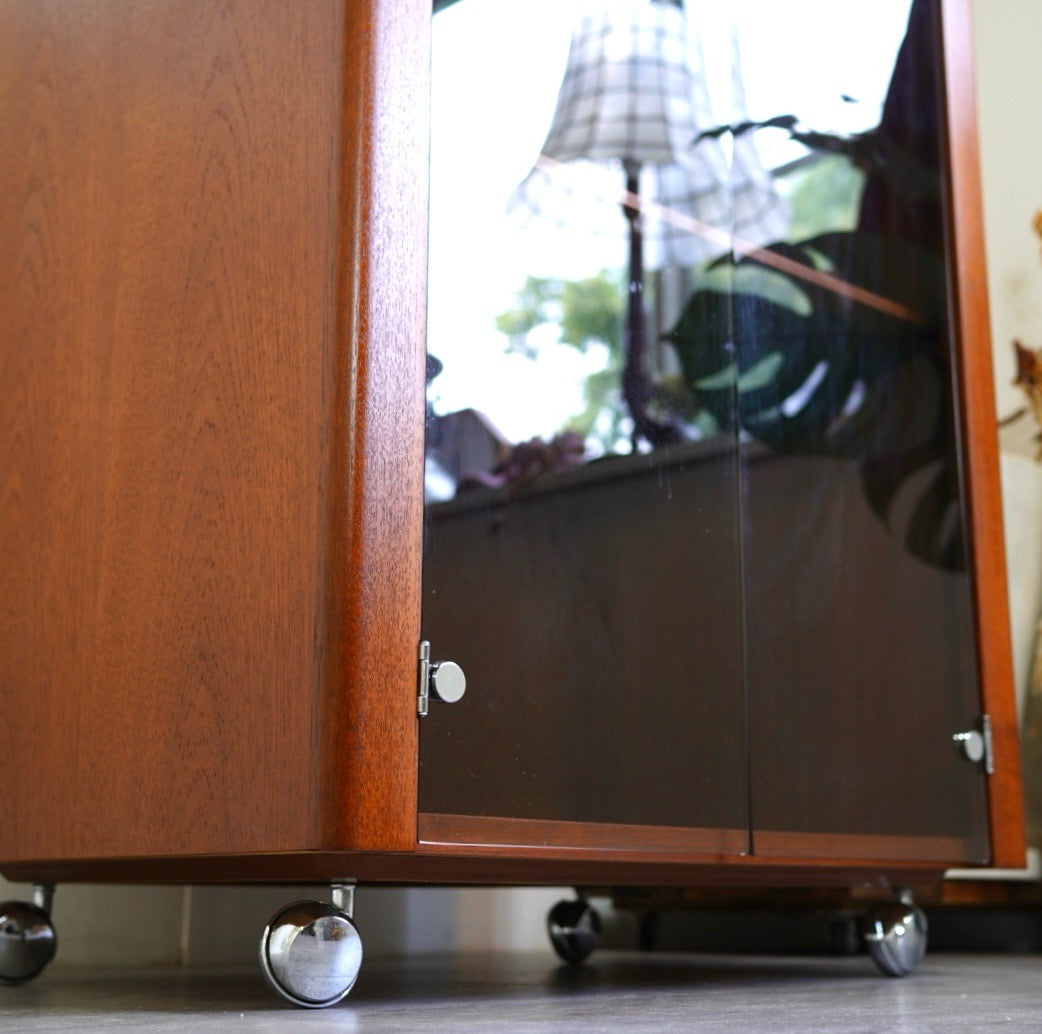 Derack ジャパンヴィンテージ チーク材オーディオラック