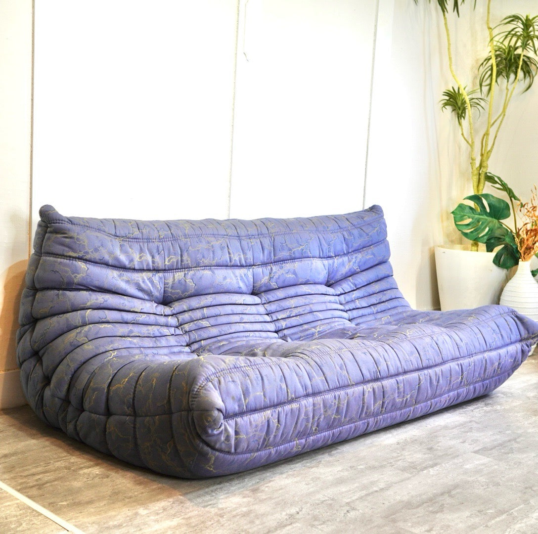 リーン・ロゼ ligne roset トーゴ 3Pソファ 3人掛け キルトカバー付き  