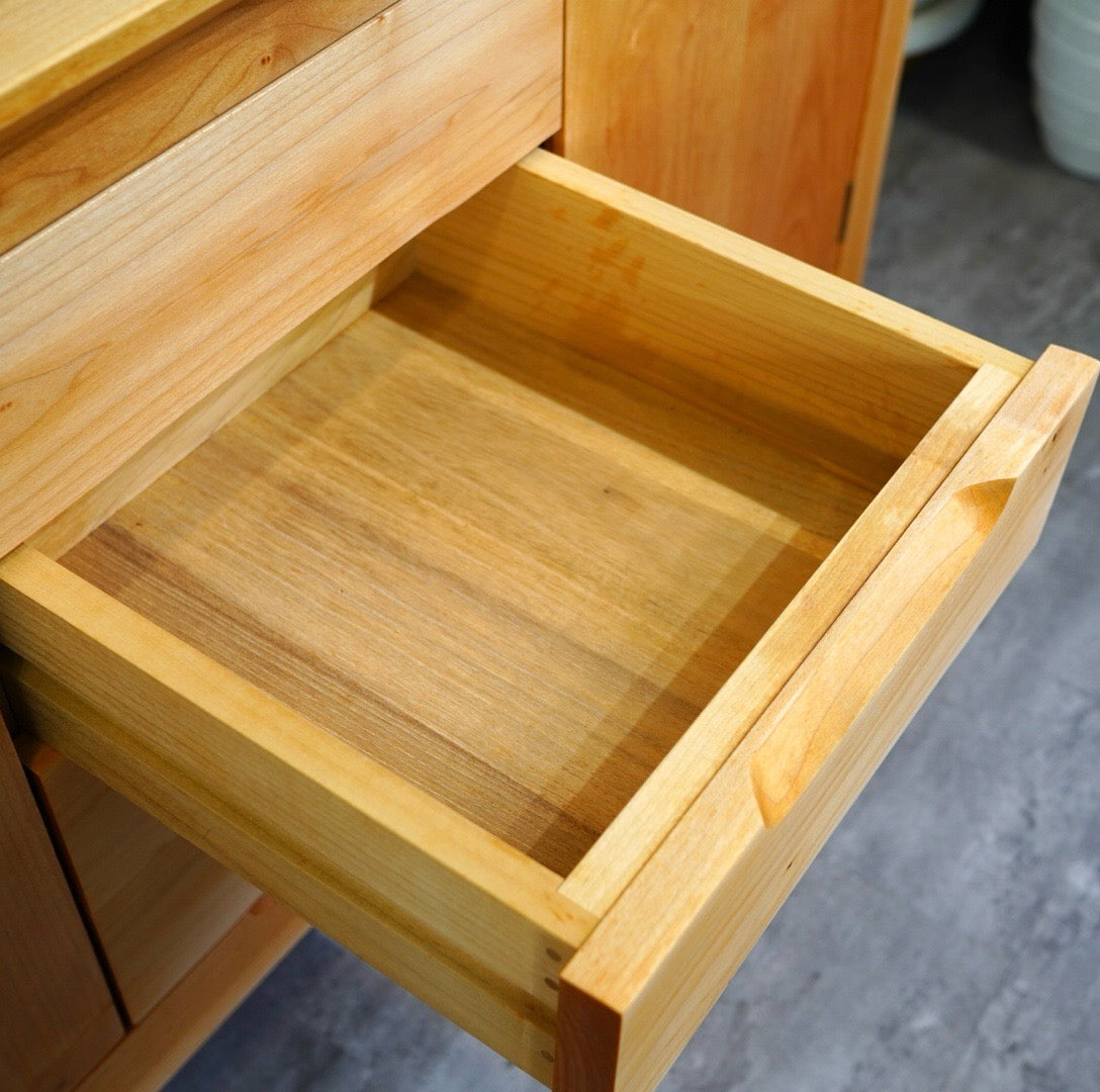 生活アート工房 サイドボード キャビネット メープル無垢材