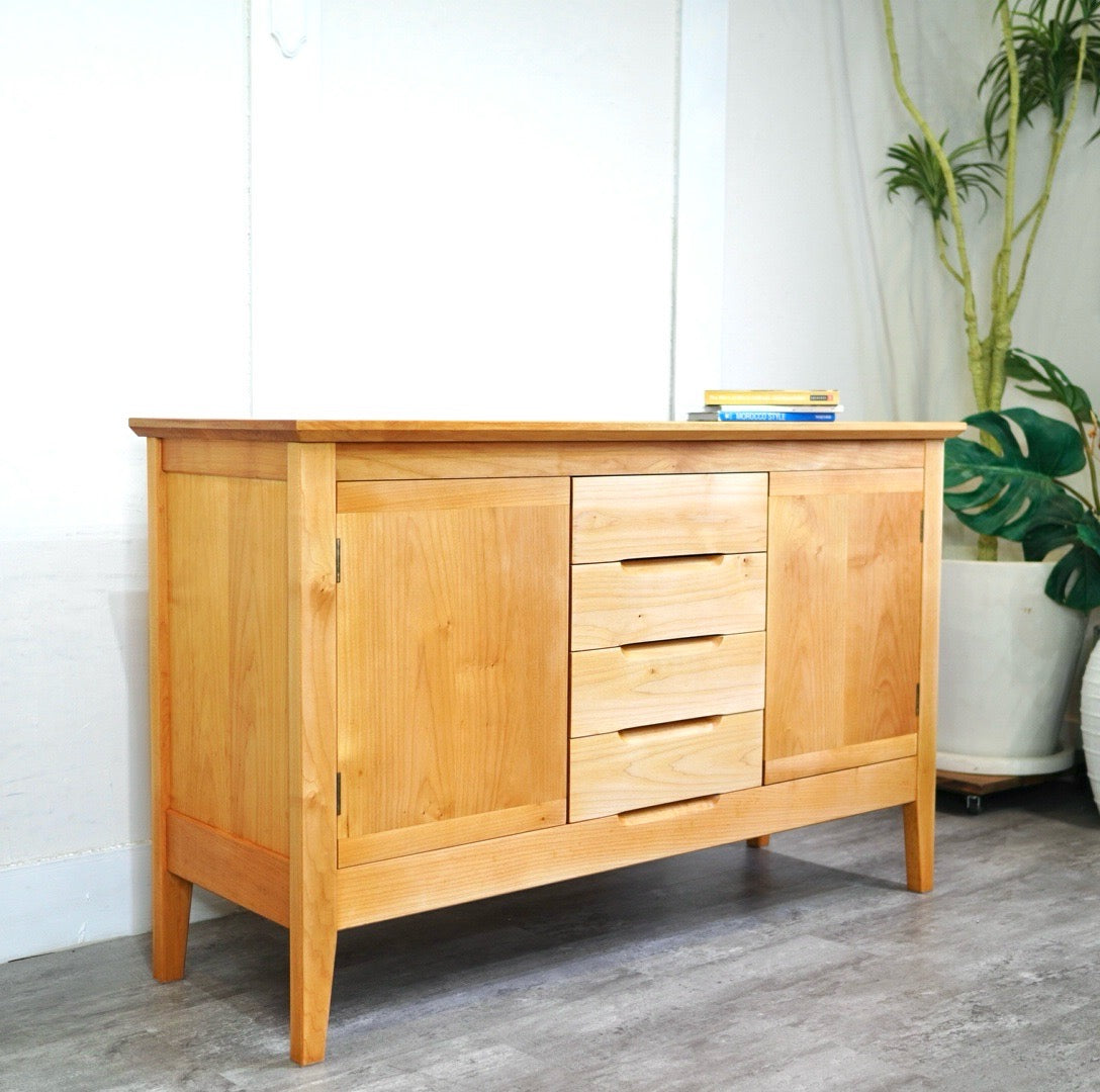 生活アート工房 サイドボード キャビネット メープル無垢材