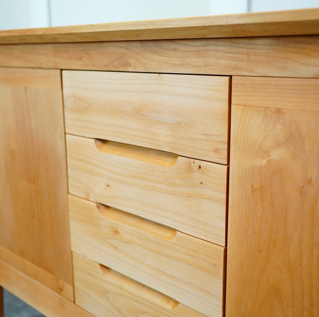 生活アート工房 サイドボード キャビネット メープル無垢材