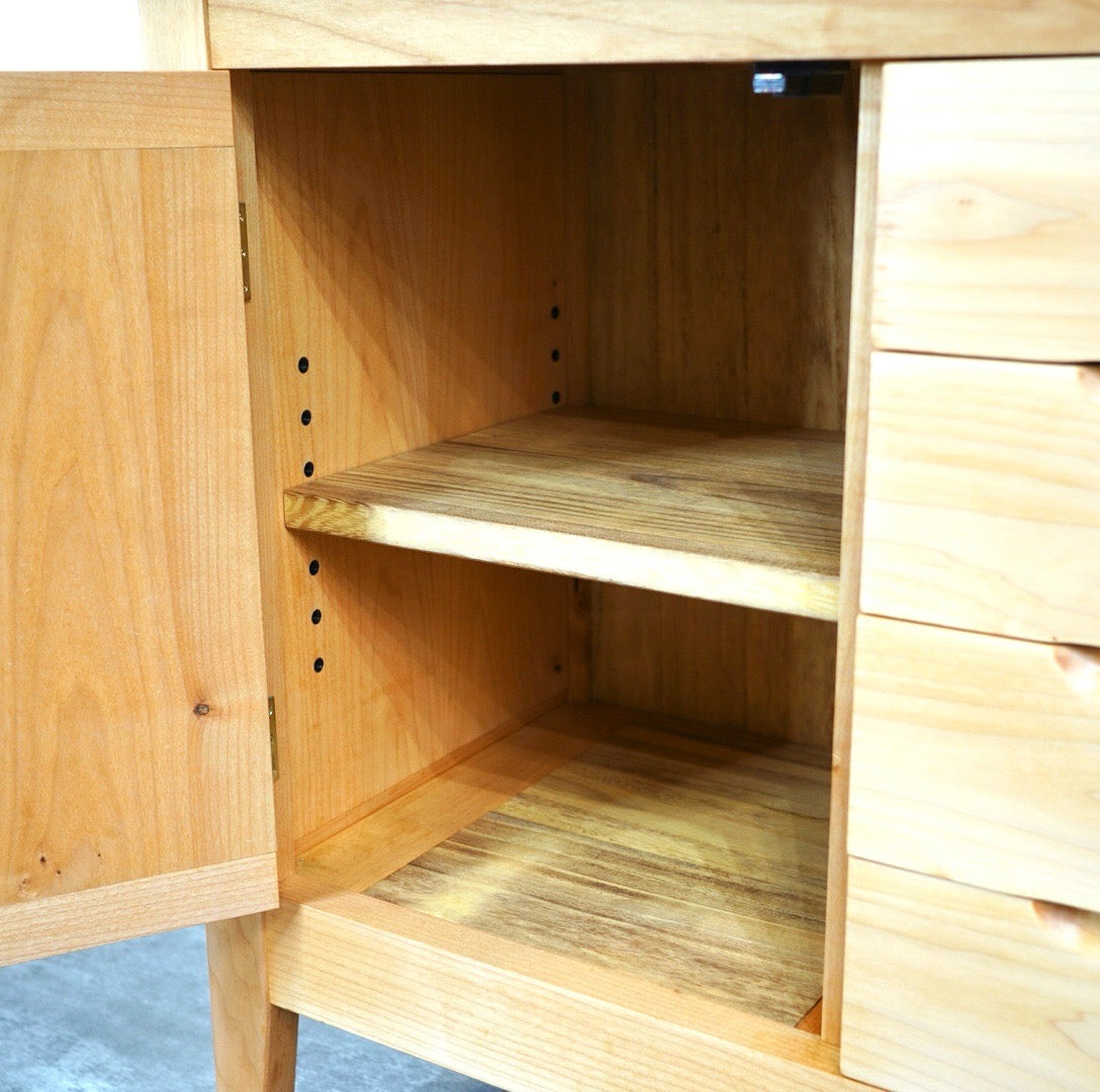 生活アート工房 サイドボード キャビネット メープル無垢材