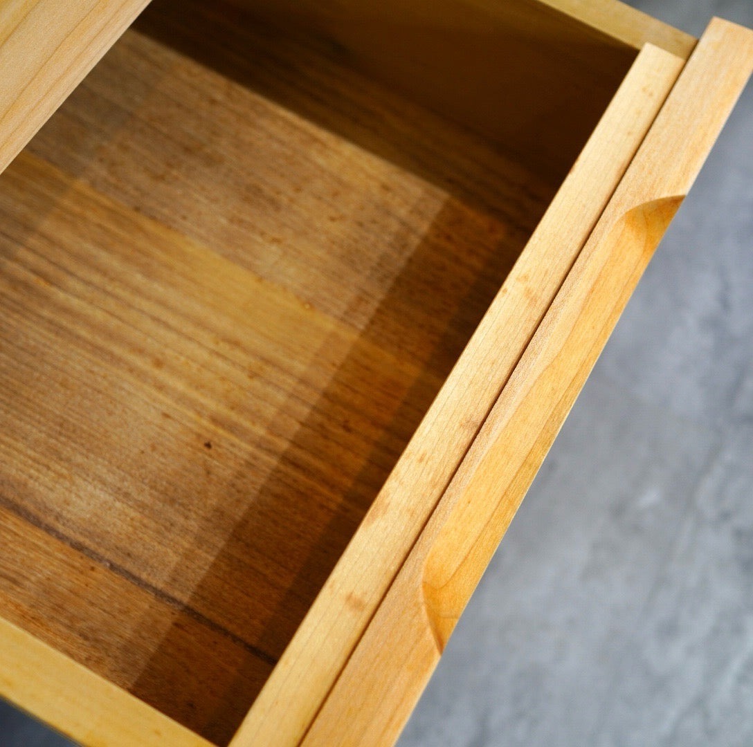 生活アート工房 サイドボード キャビネット メープル無垢材