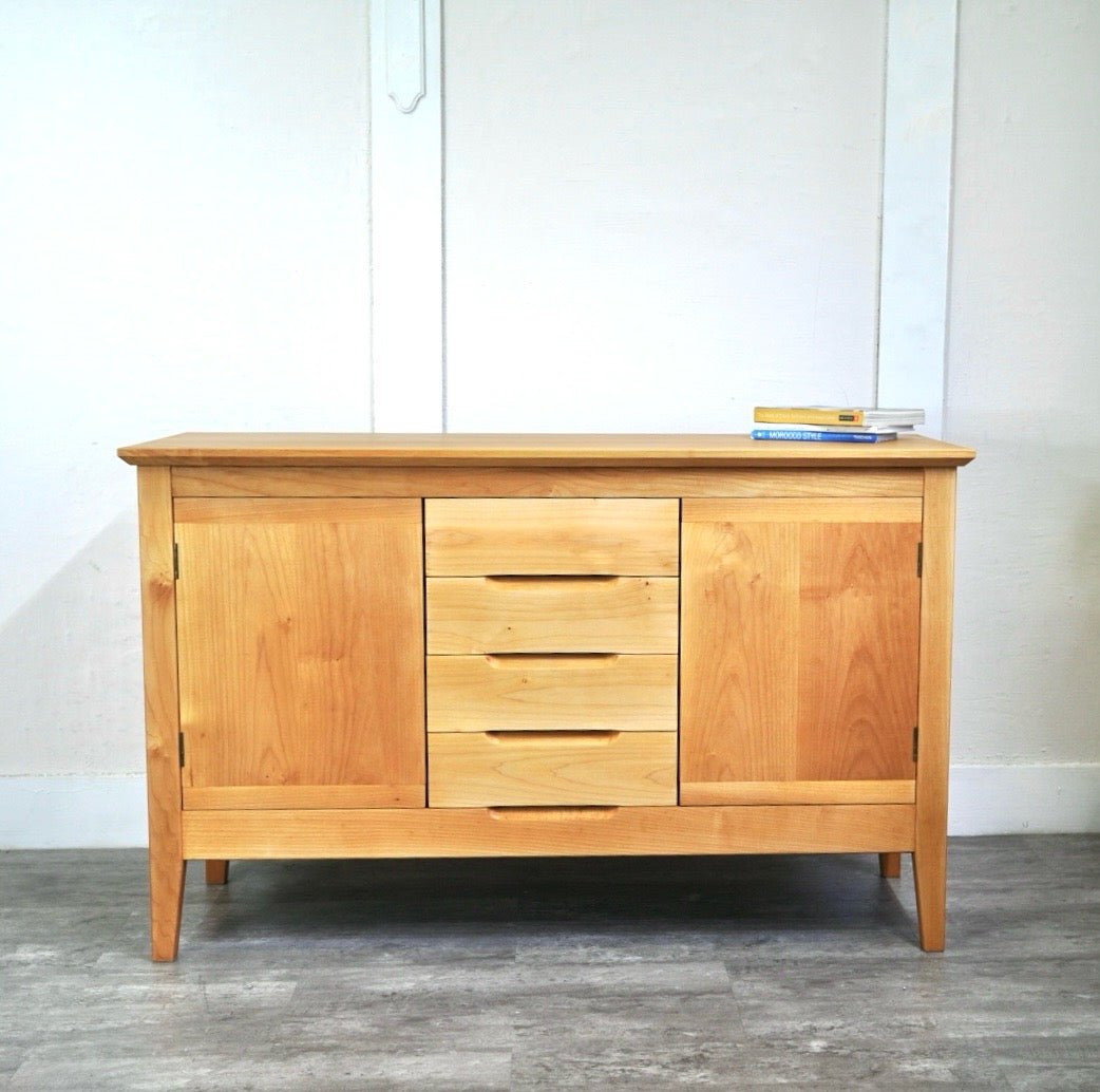 生活アート工房 サイドボード キャビネット メープル無垢材