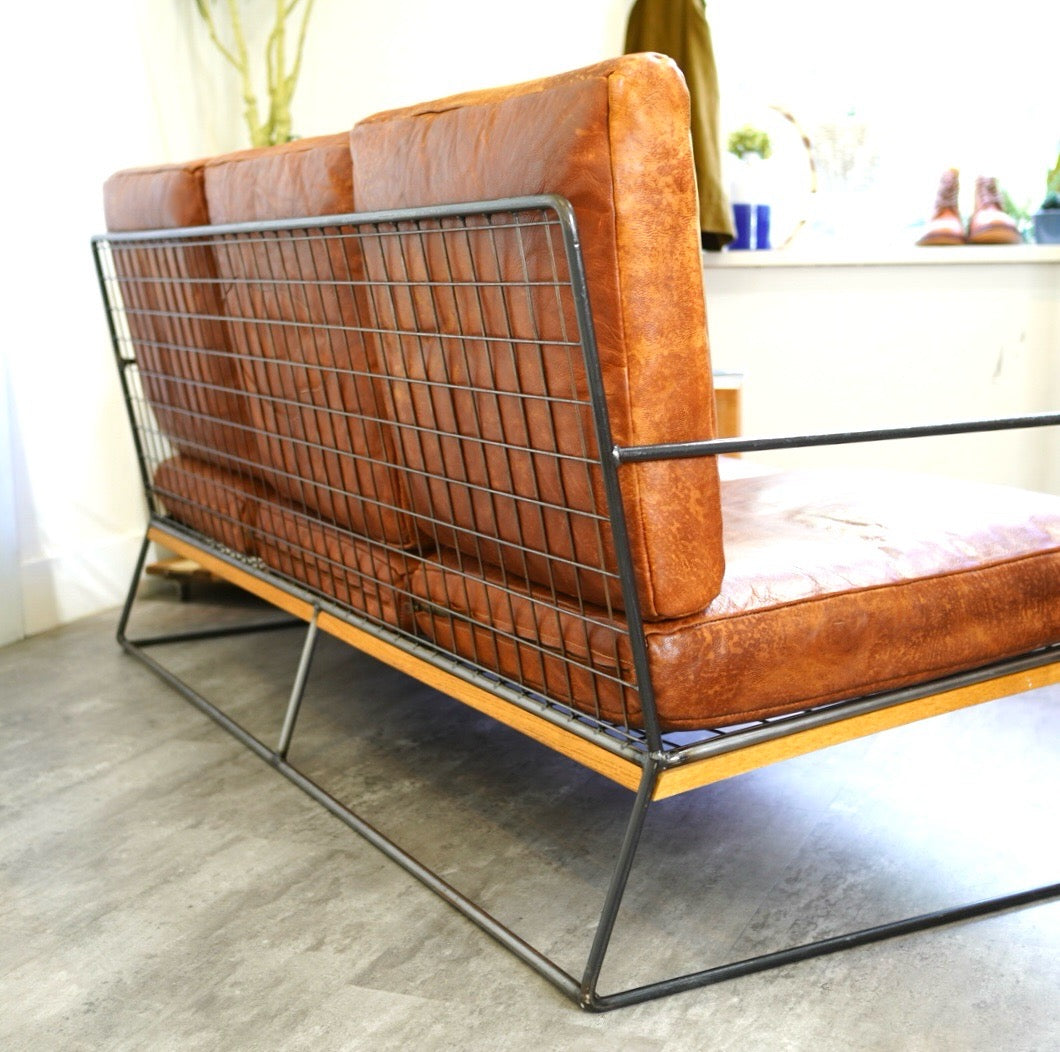 ハチカグ / HACHI KAGU 3人掛け ソファ WI 3P SOFA 牛革 8デザインオリジナルソファ