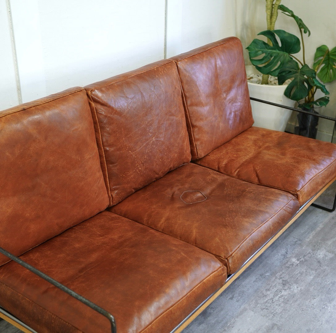 ハチカグ / HACHI KAGU 3人掛け ソファ WI 3P SOFA 牛革 8デザインオリジナルソファ