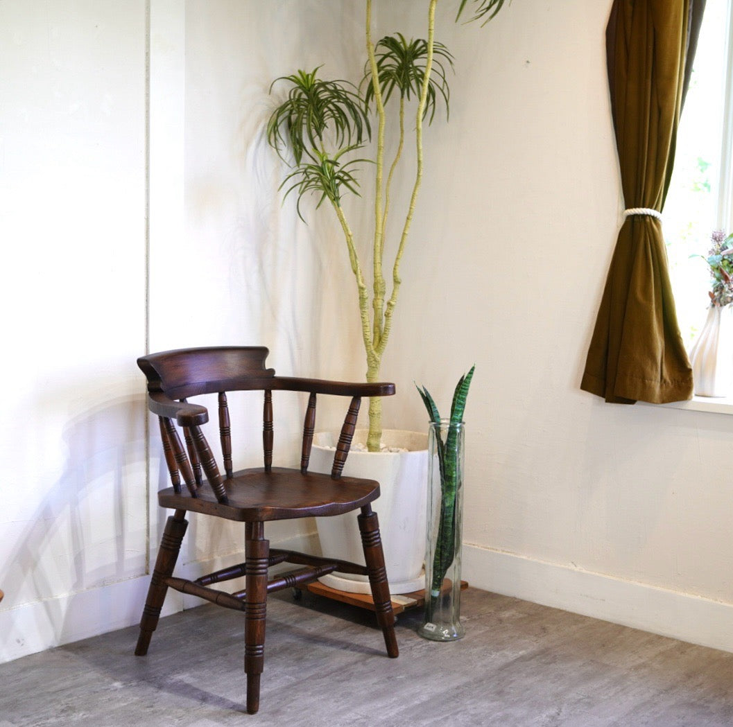 J・エリオット&サン / J.Elliott &Sons キャプテンチェア スモーカーチェア イギリス アンティーク