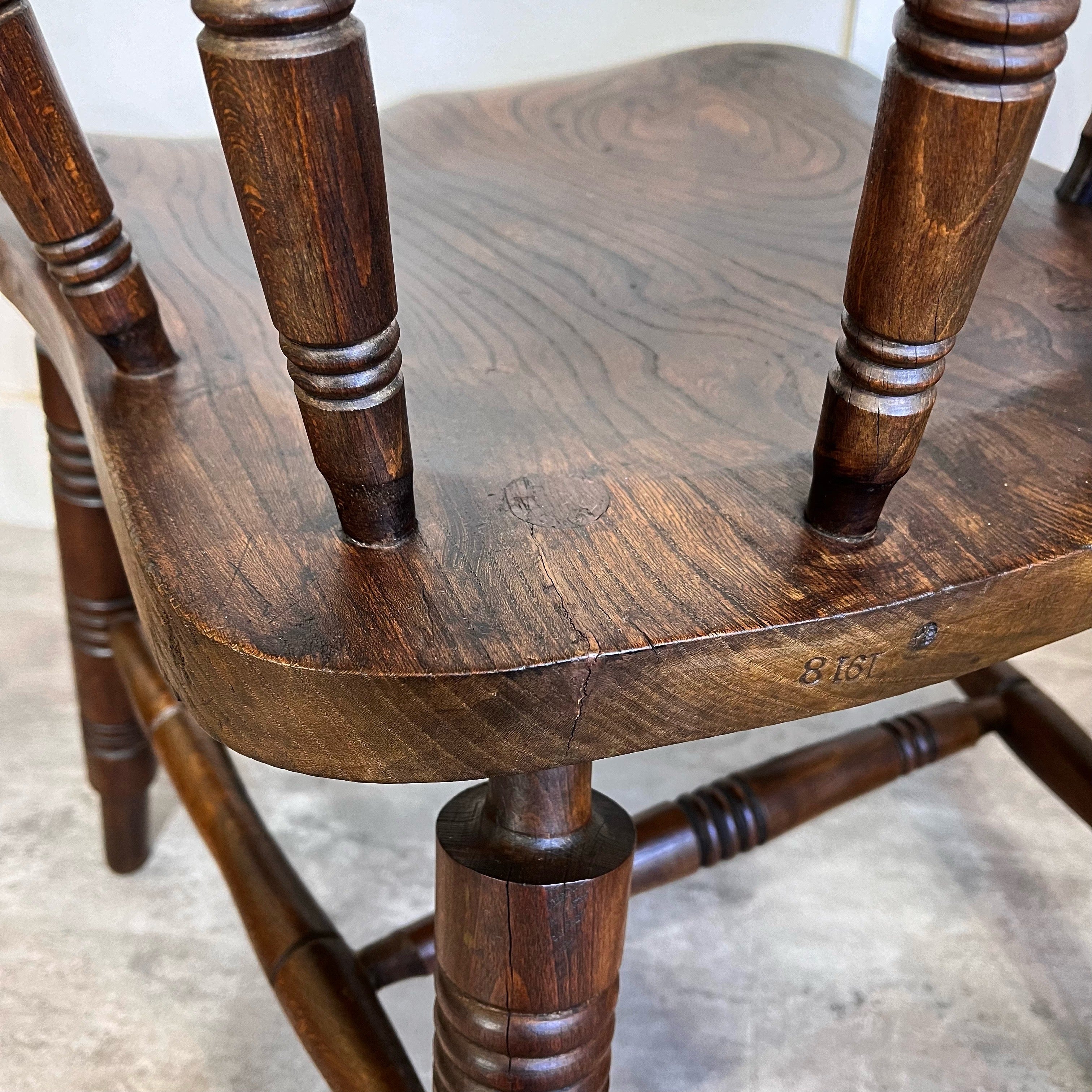 J・エリオット&サン / J.Elliott &Sons キャプテンチェア スモーカーチェア イギリス アンティーク