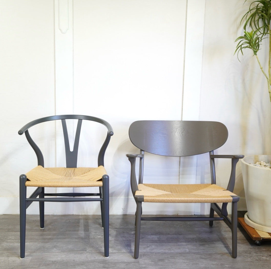 カールハンセン&サン / Carl Hansen & Søn CH22 ラウンジチェア ハンスJ.ウェグナー グレー