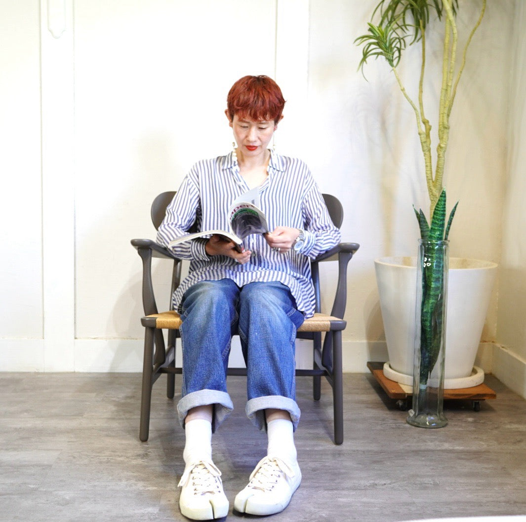 カールハンセン&サン / Carl Hansen & Søn CH22 ラウンジチェア ハンスJ.ウェグナー グレー