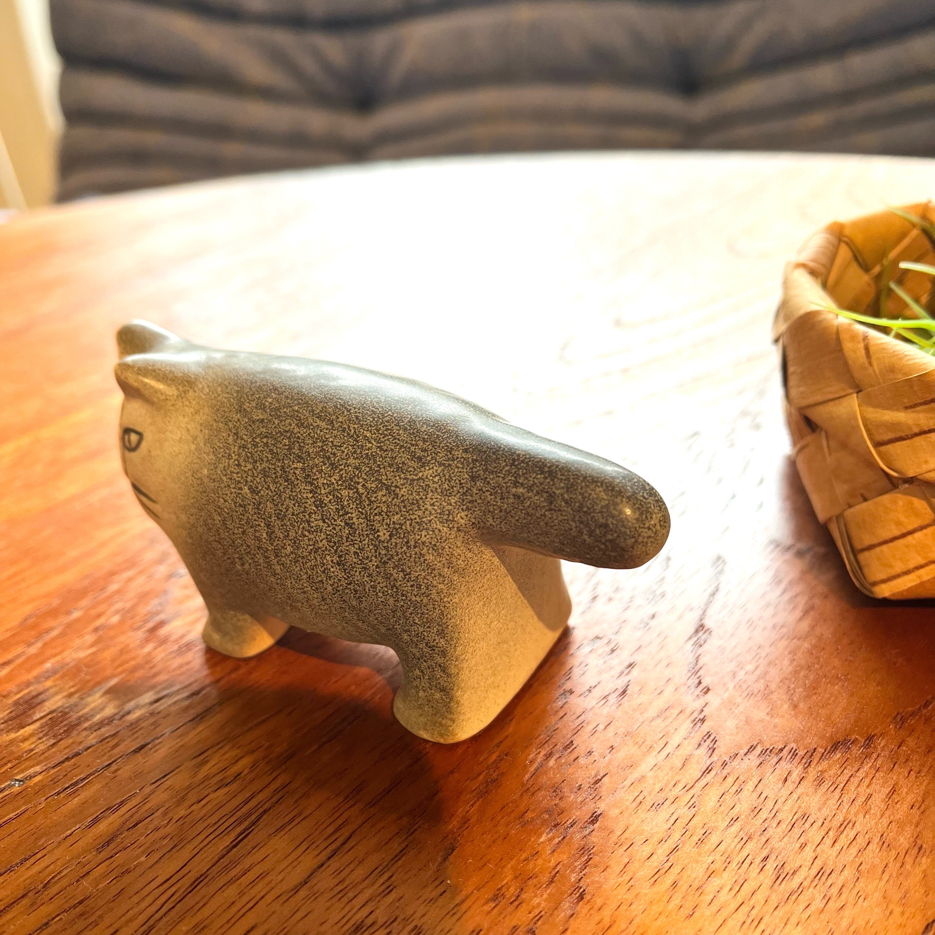 リサ・ラーソン / Lisa Larson ふたごのねこ(兄のグレー)