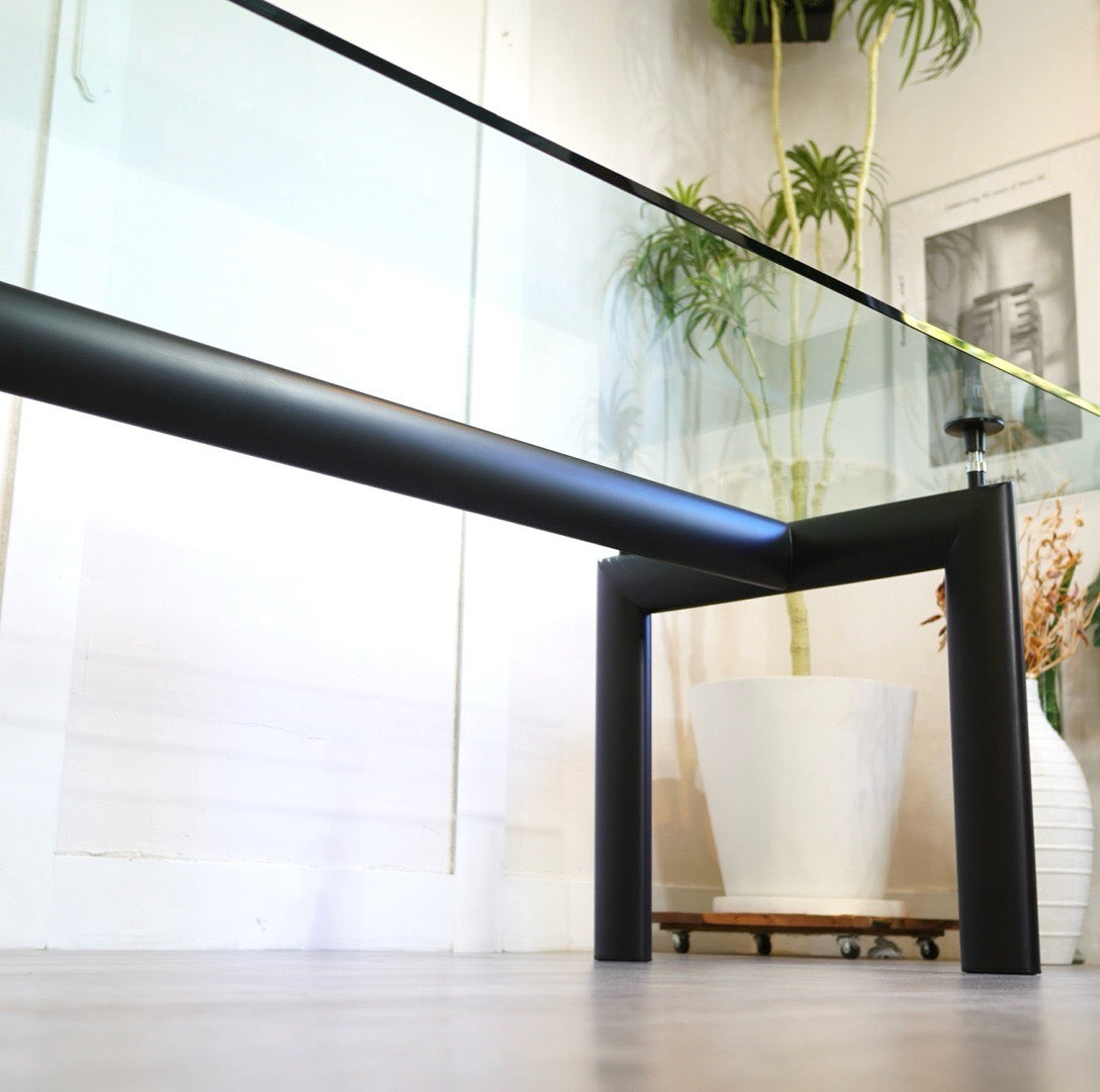 カッシーナ / Cassina 6 TABLE TUBE D’AVION LC6テーブル ガラス ダイニングテーブル ル・コルビュジェ