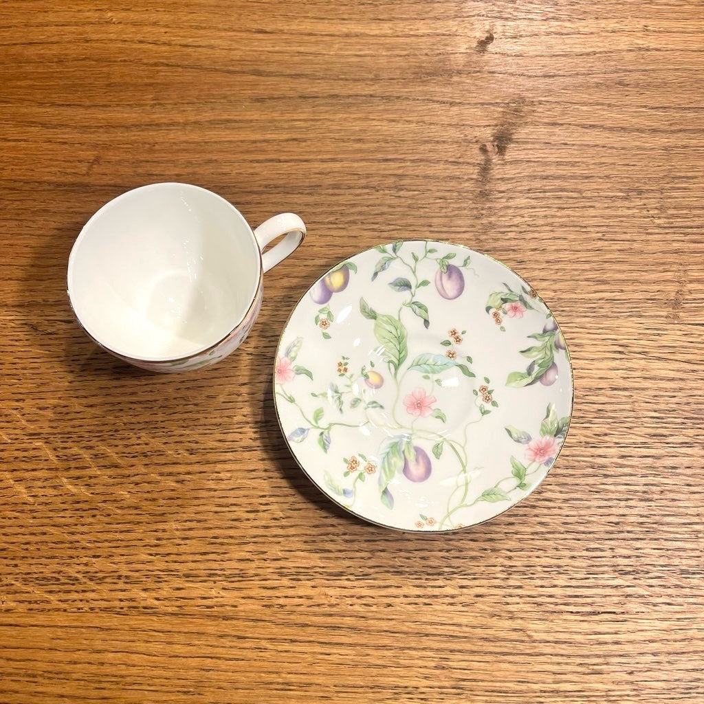 ウェッジウッド / WEDGEWOOD スウィートプラム ティーカップ&ソーサ 2客セット
