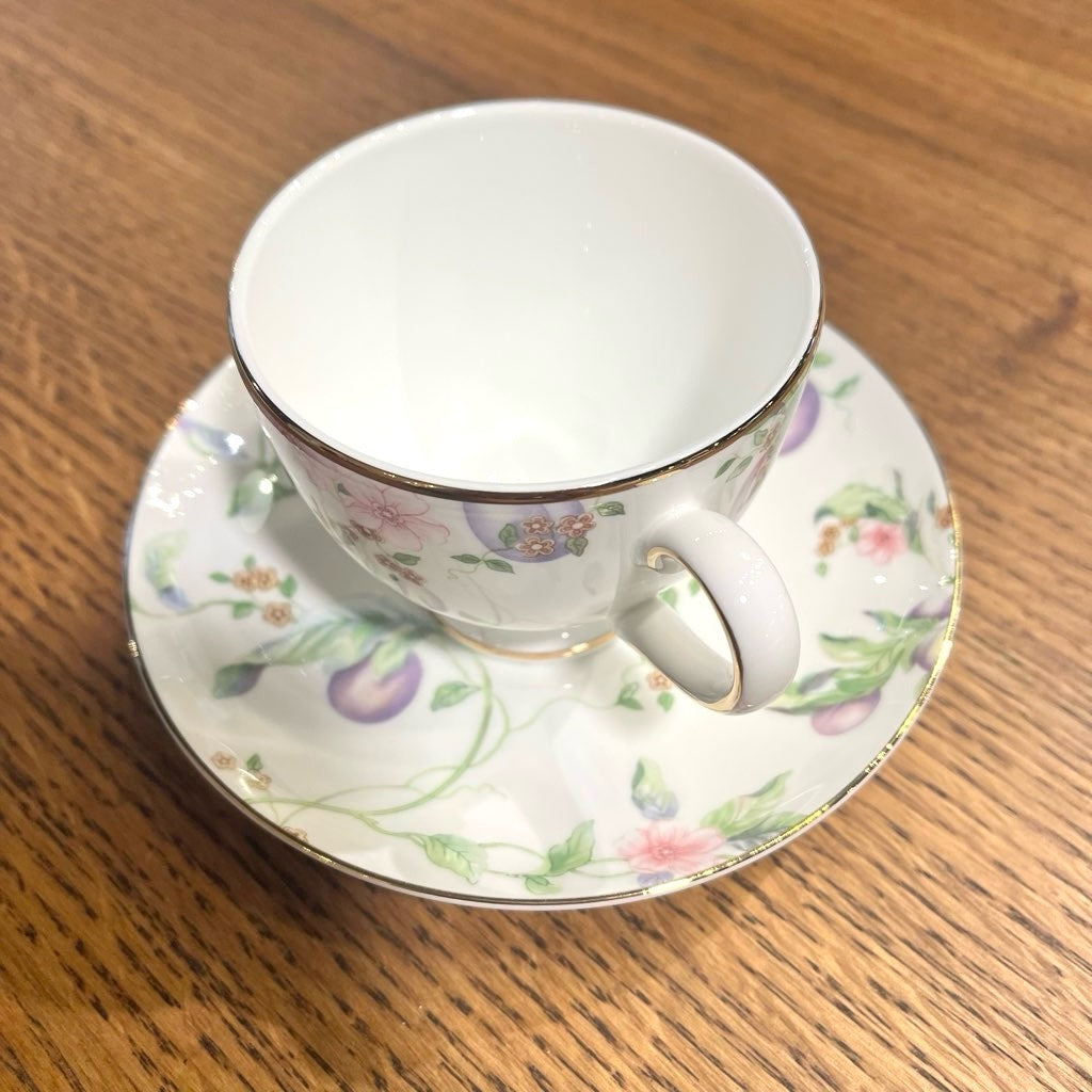 ウェッジウッド / WEDGEWOOD スウィートプラム ティーカップ&ソーサ 2客セット