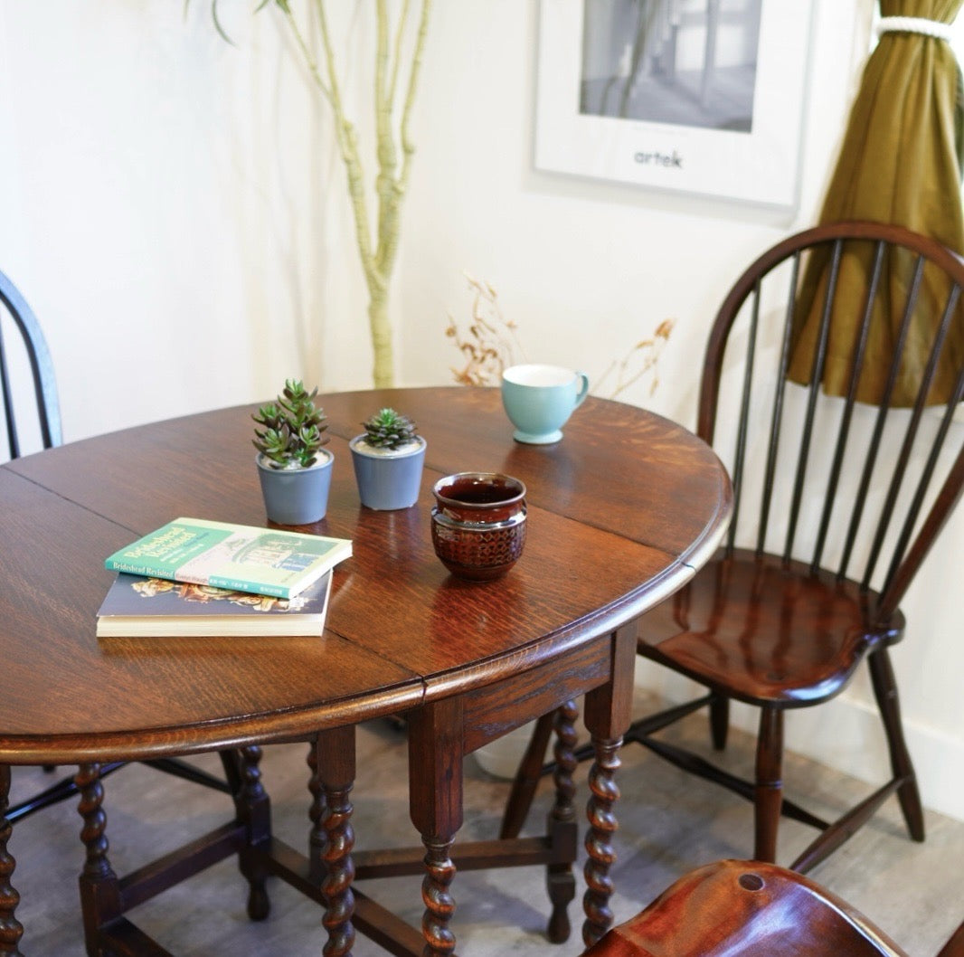 ツイストレッグ バタフライテーブル ゲートレッグテーブル 英国アンティーク