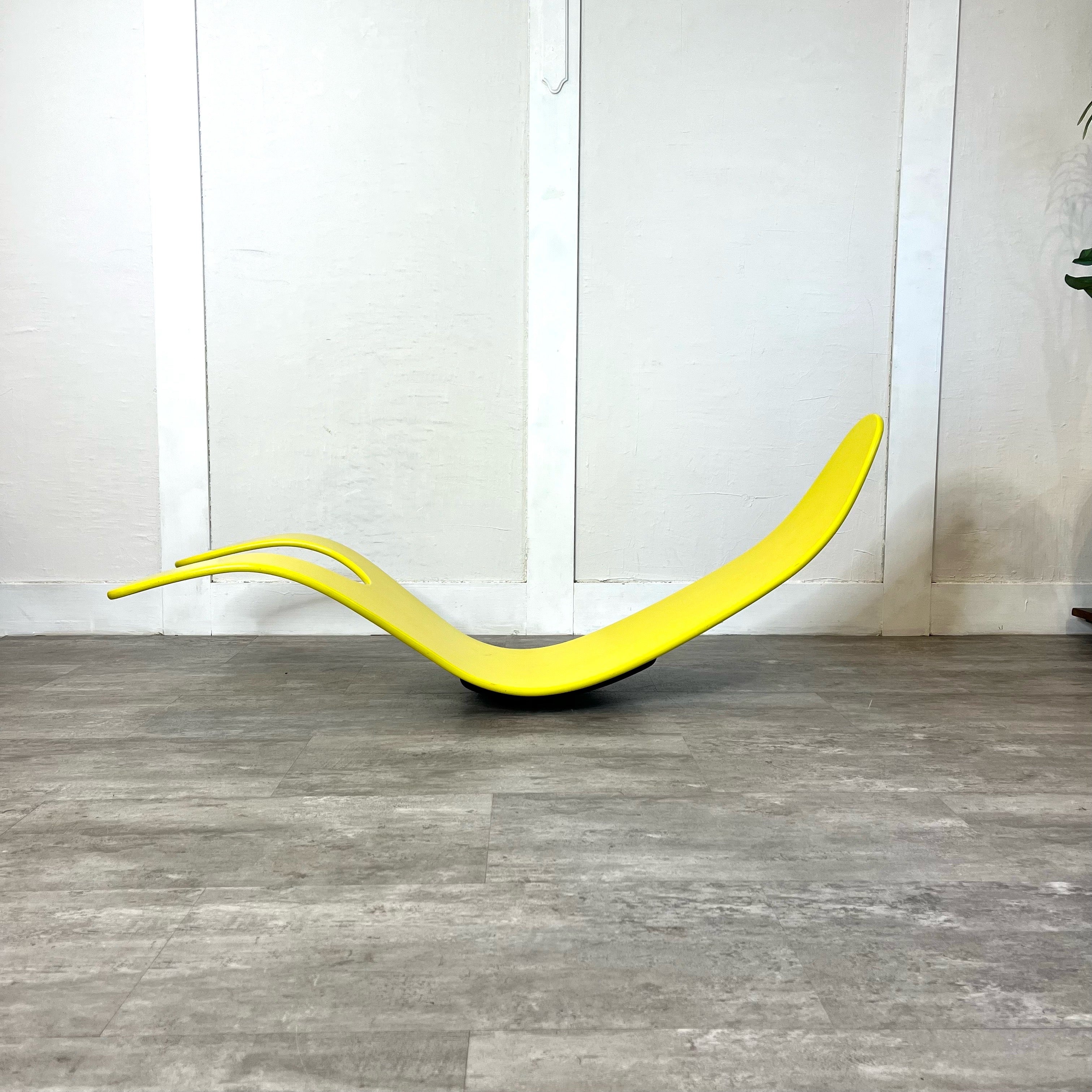 スノークラッシュ / snow crash チップラウンジャー 寝椅子 Teppo Asikainen イエロー ポストモダン