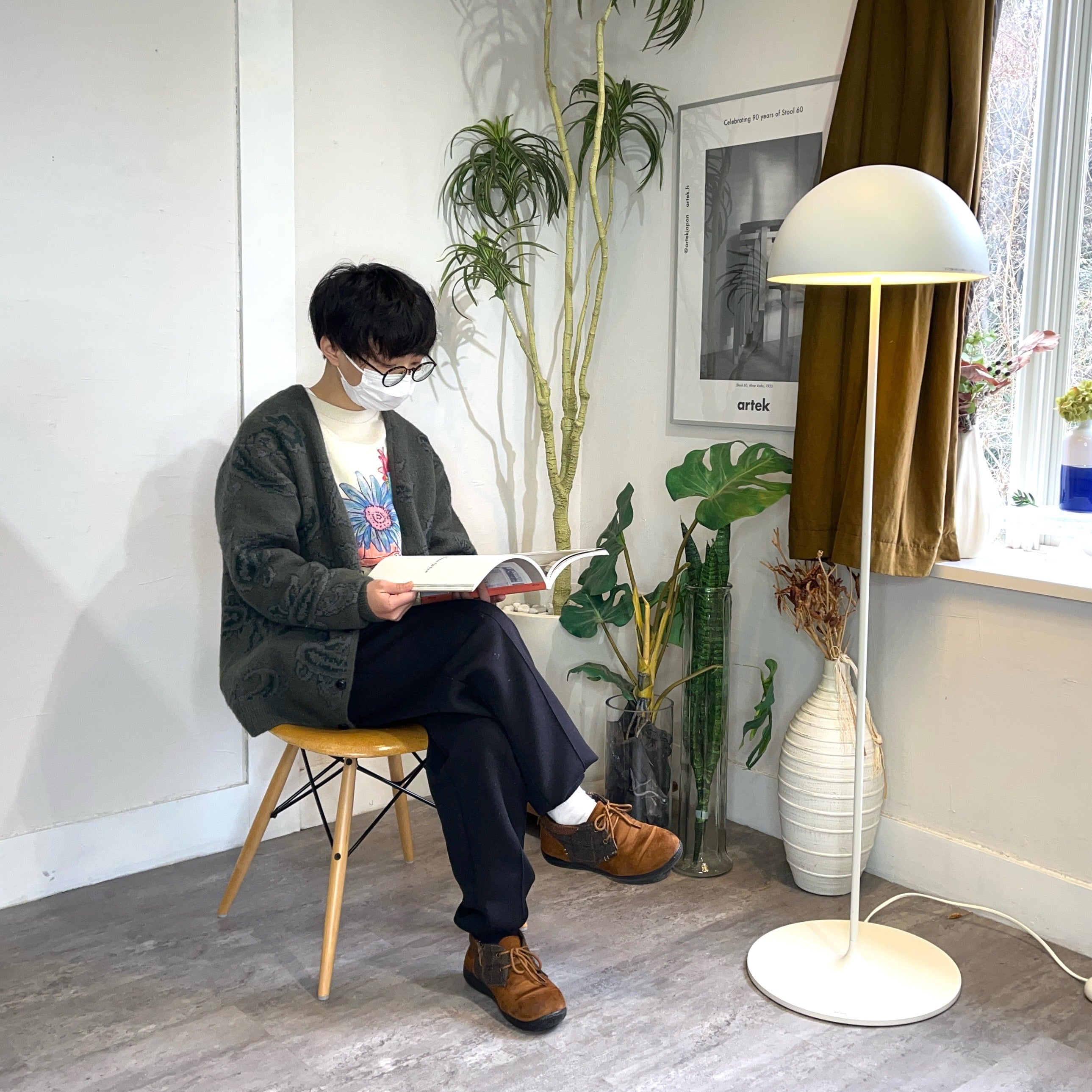 ハーマンミラー / Herman Miller サイドシェルチェア FRP ドゥエルレッグ チャールズ&レイ・イームズ ヴィンテージ