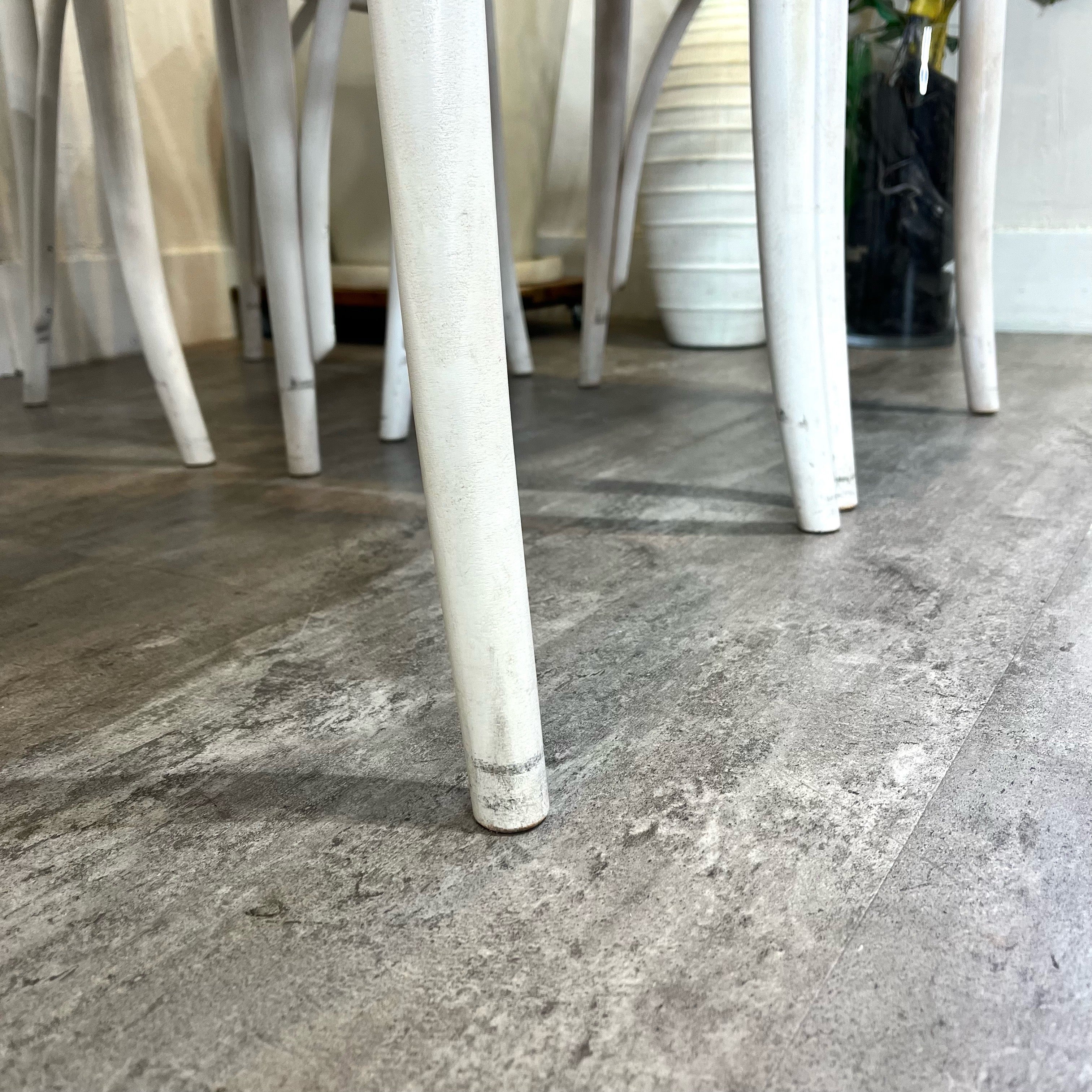 曲木 ダイニングチェア 白