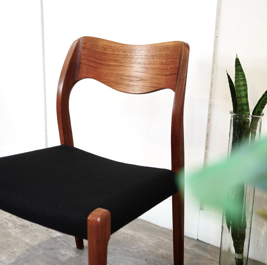 J・L・モラー / J.L.Moller Model No. 71 ダイニングチェア ニールス・O・モラー/Niels O.Moller チーク デンマーク ヴィンテージ