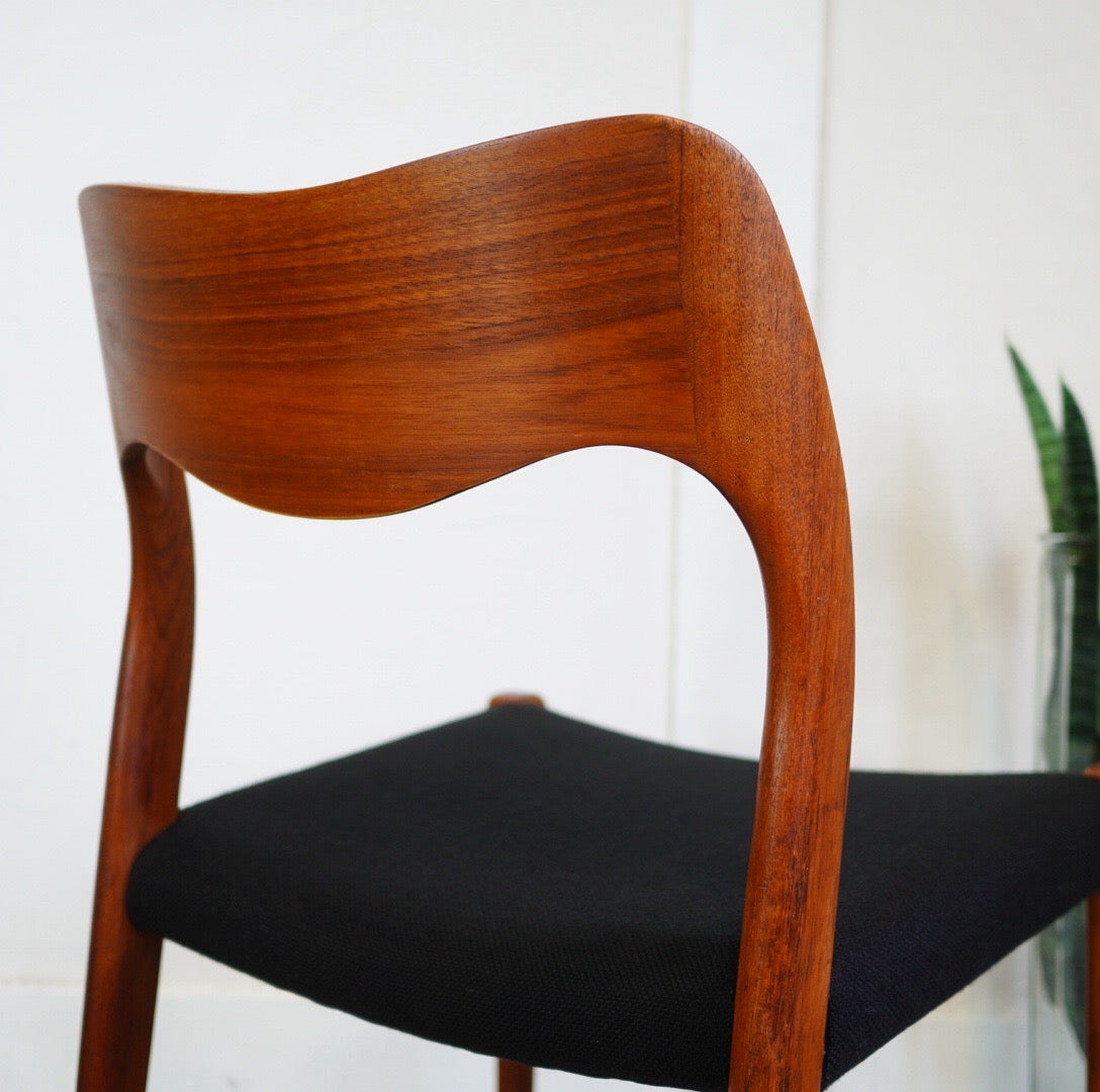 J・L・モラー / J.L.Moller Model No. 71 ダイニングチェア ニールス・O・モラー/Niels O.Moller チーク デンマーク ヴィンテージ