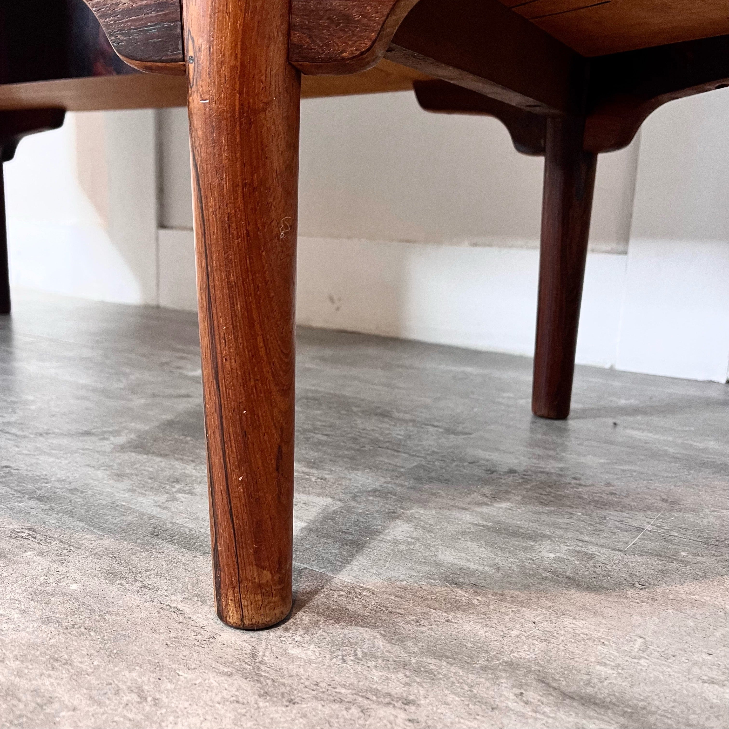 キドニーデスク 両袖デスク ローズウッド 北欧デンマーク ヴィンテージ