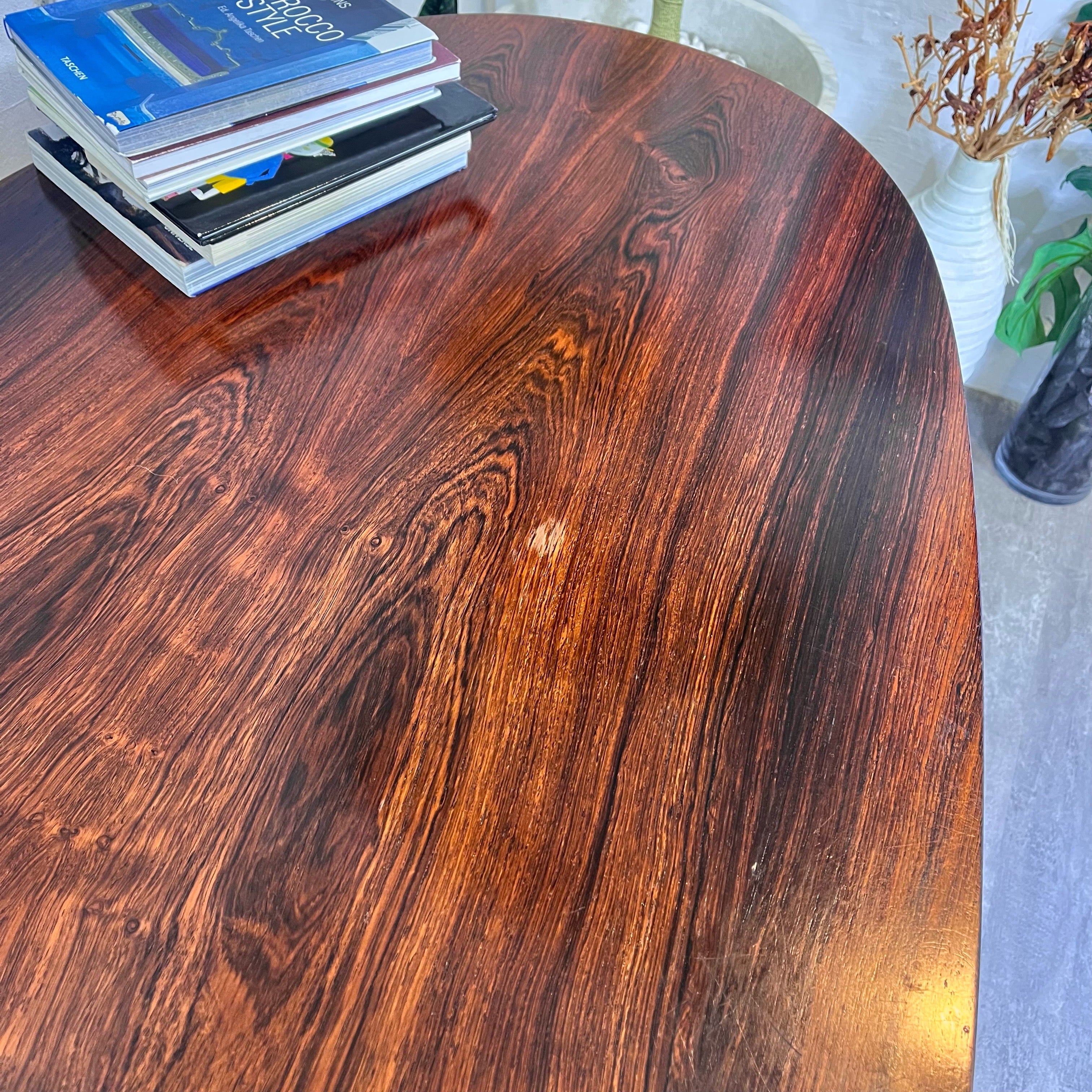 キドニーデスク 両袖デスク ローズウッド 北欧デンマーク ヴィンテージ